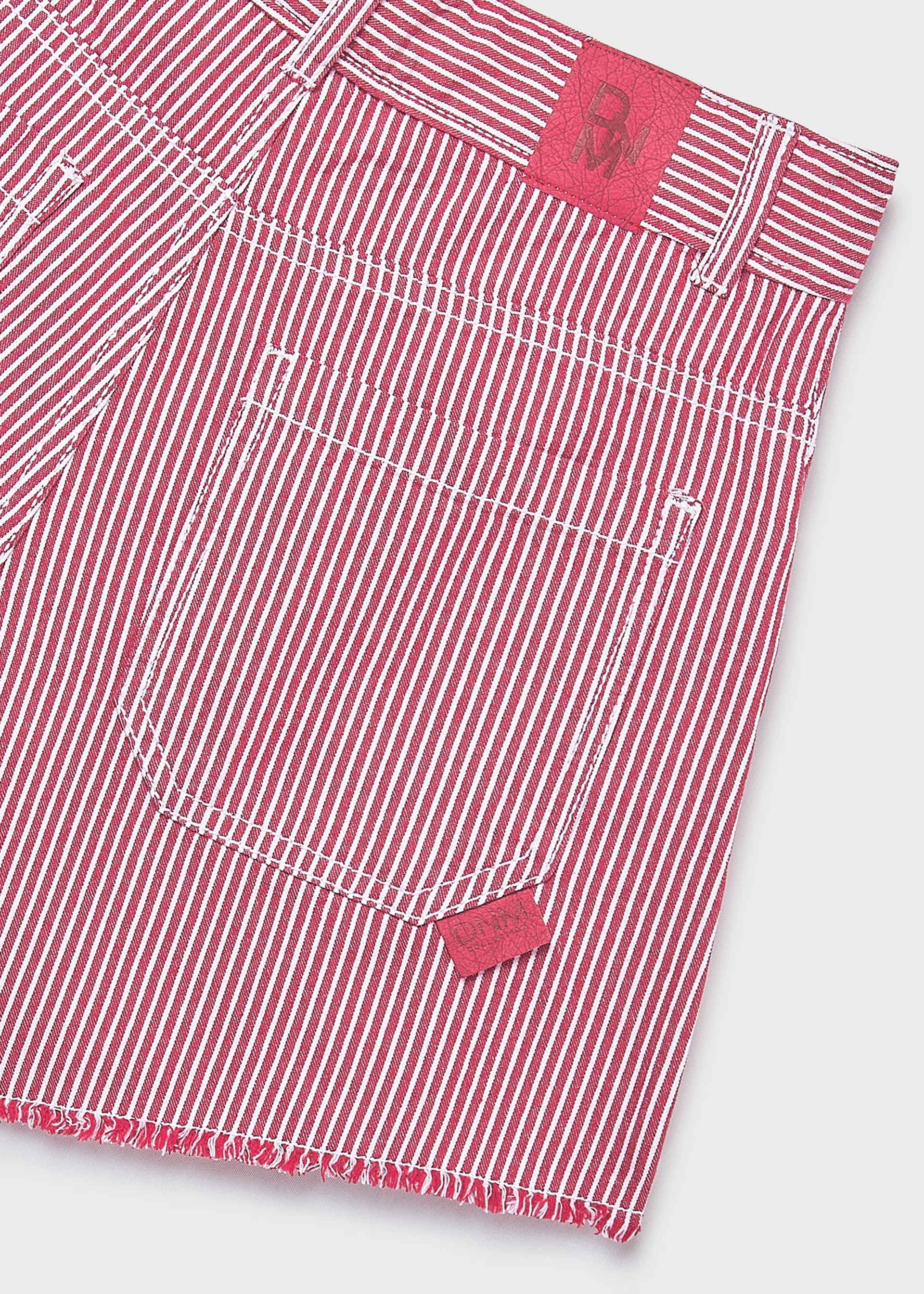 Pantalón de mezclilla rayas chica