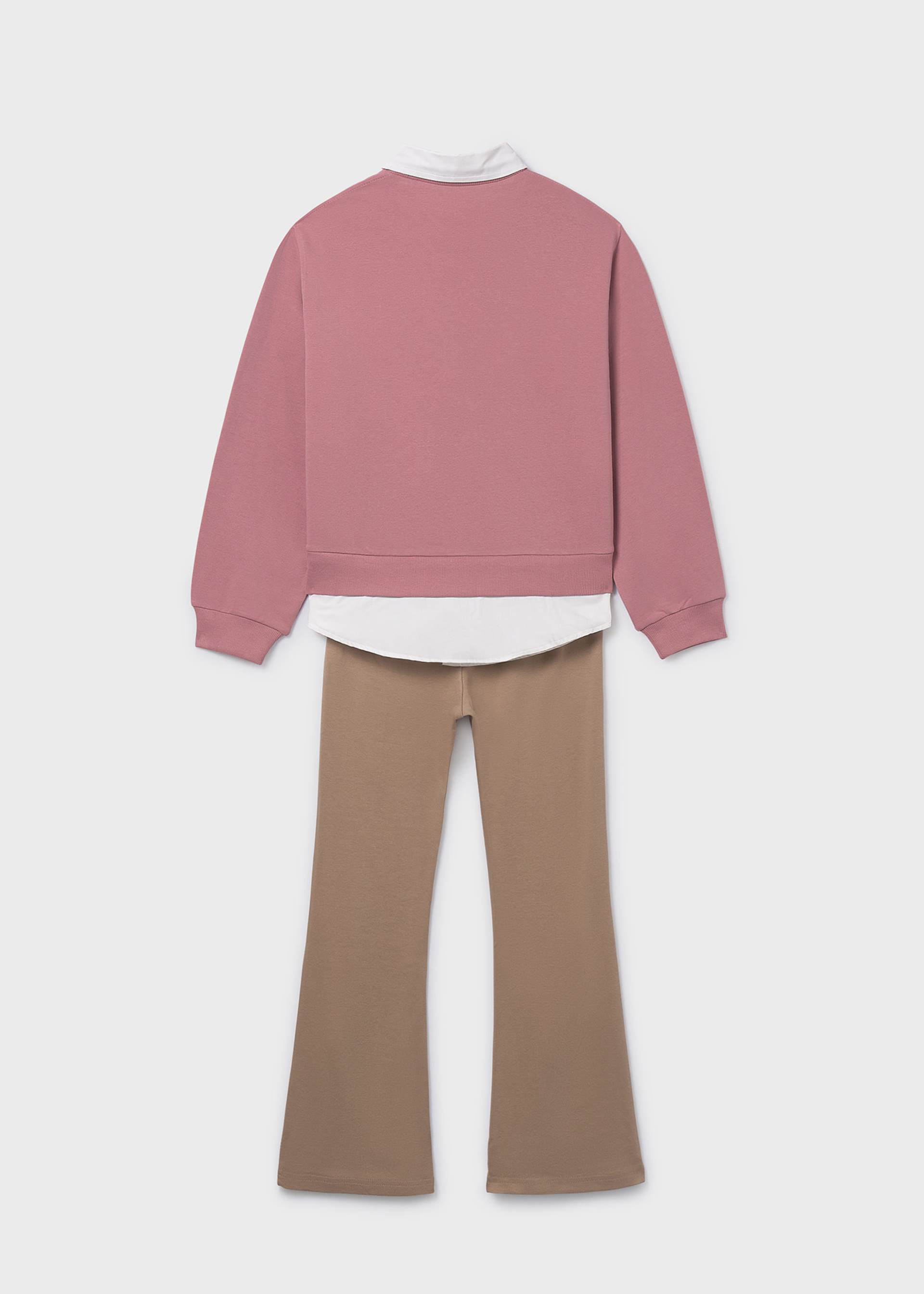 Ensemble leggings combiné fille