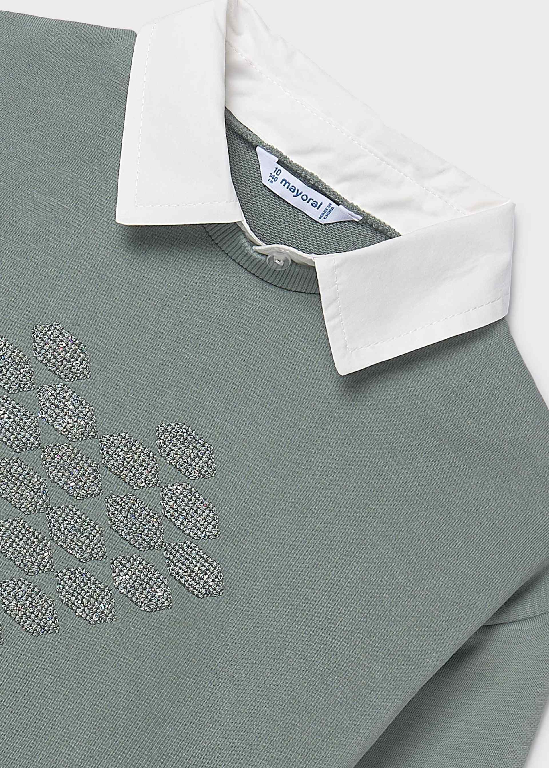 Girls jumper with shirt