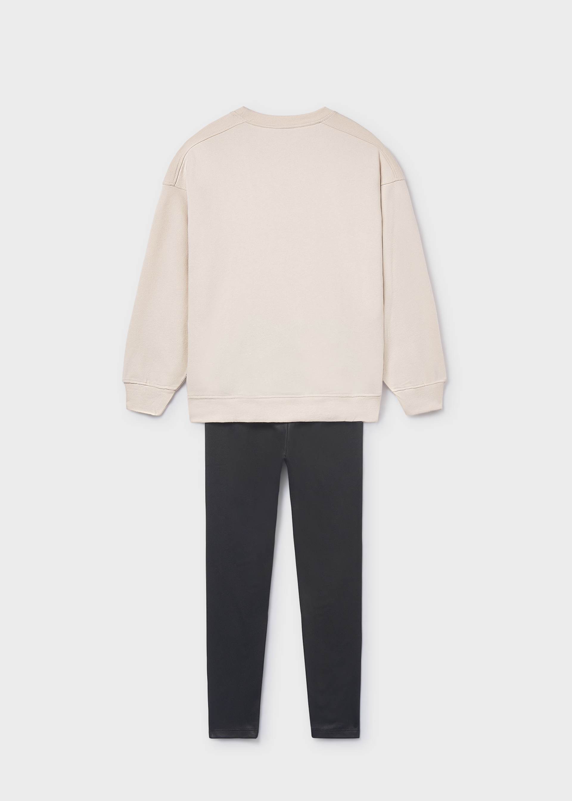 Komplet legginsy i bluza dla dziewczynki