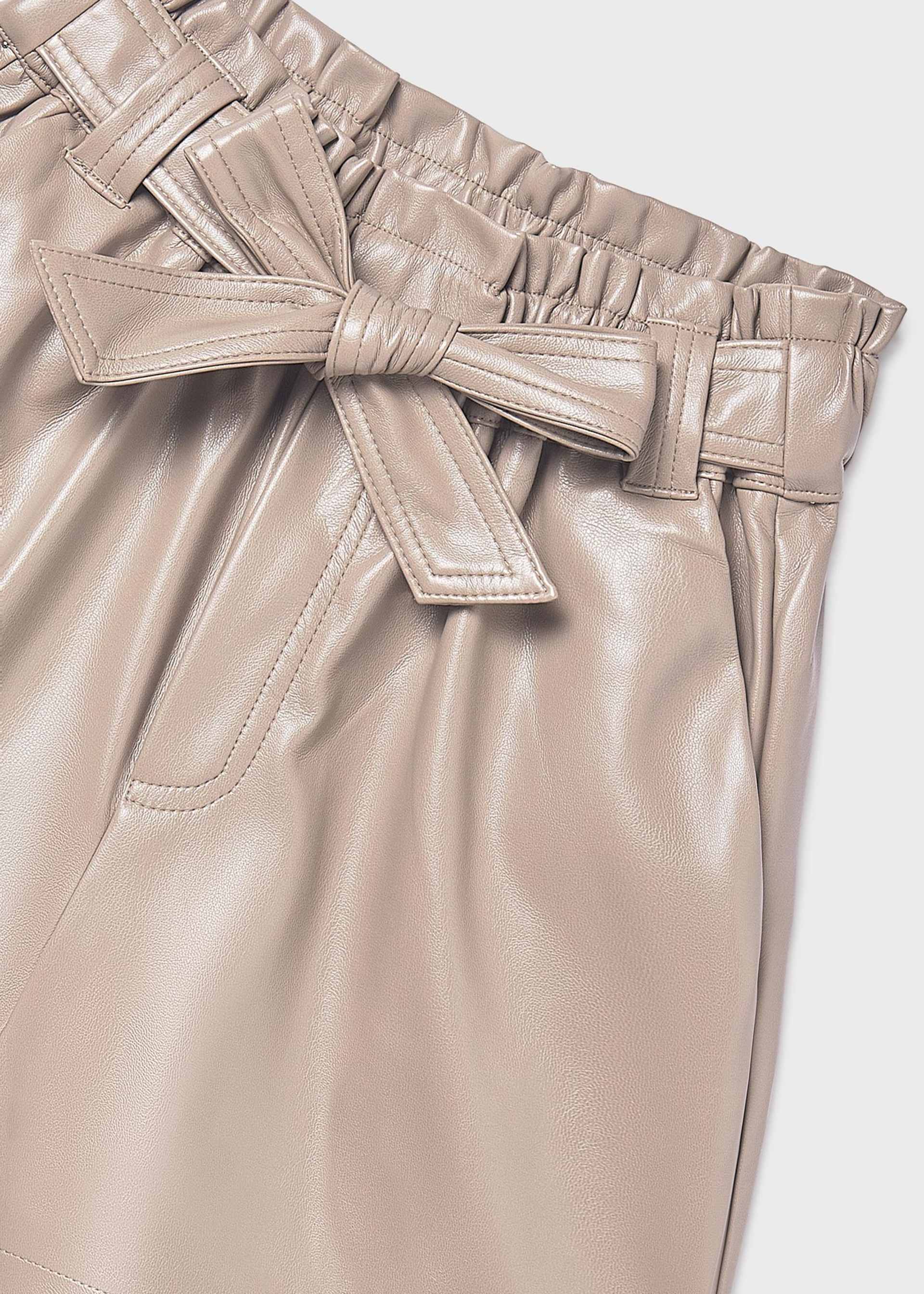 Girl Leatherette Shorts
