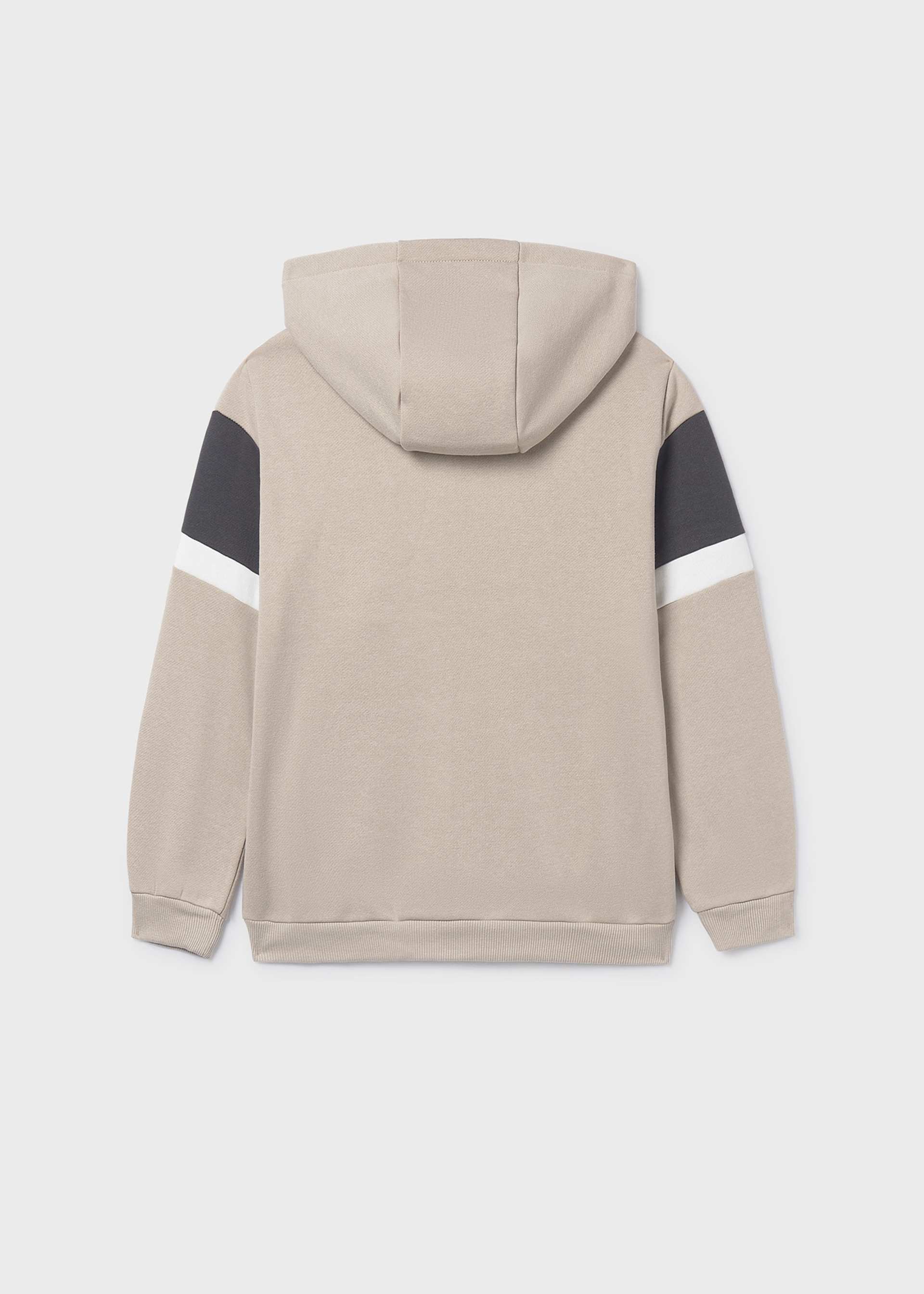 Boys zip-up banded hoody