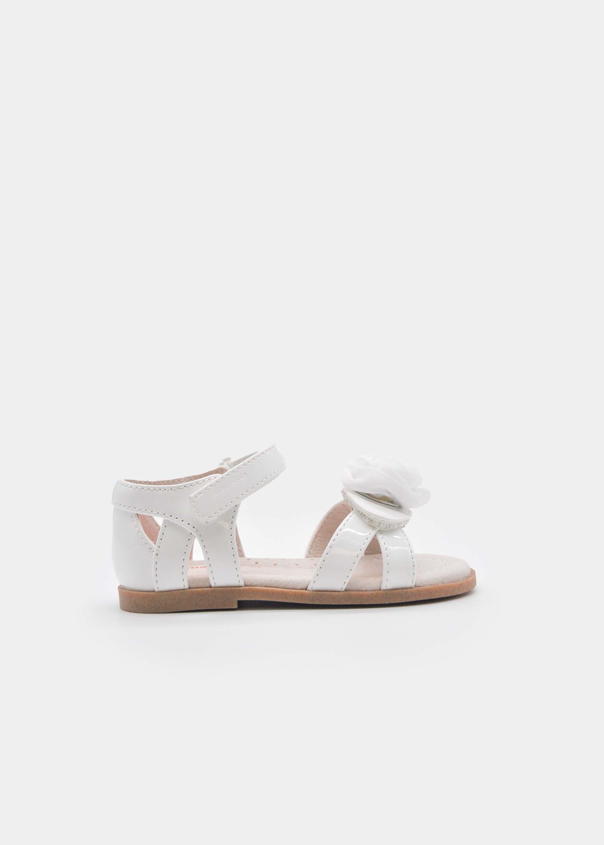 Lackleder-Sandalen Blume Baby