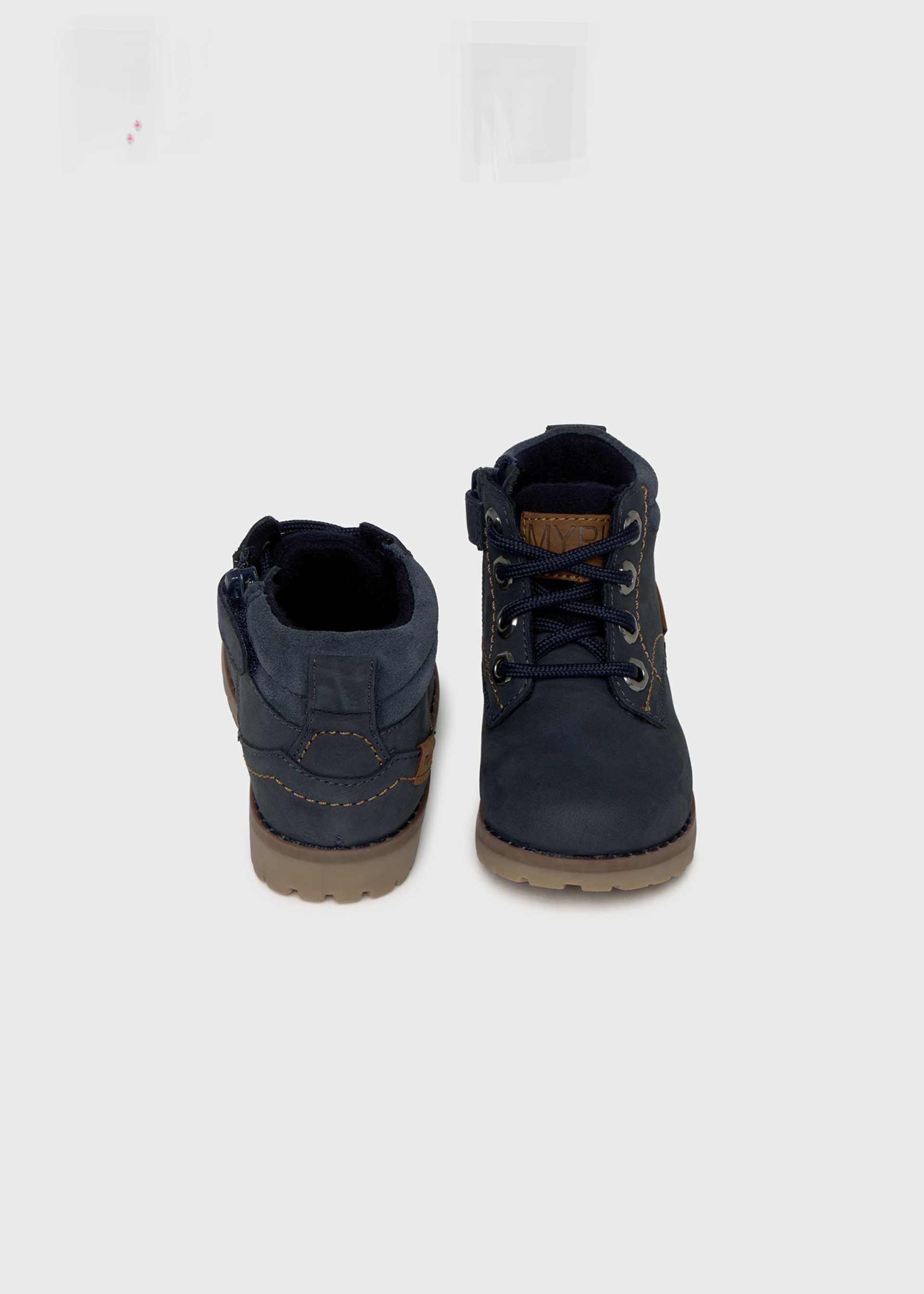 Baby suede ankle boots