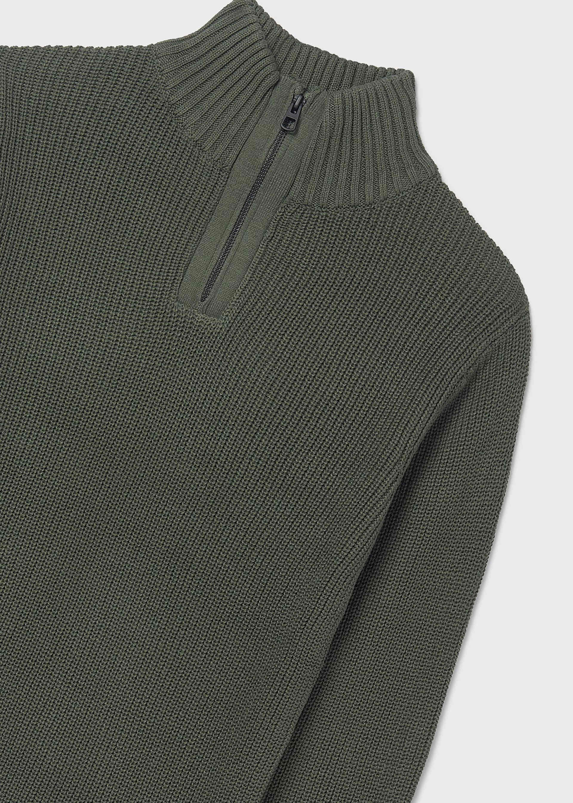 Pull à col zippé garçon