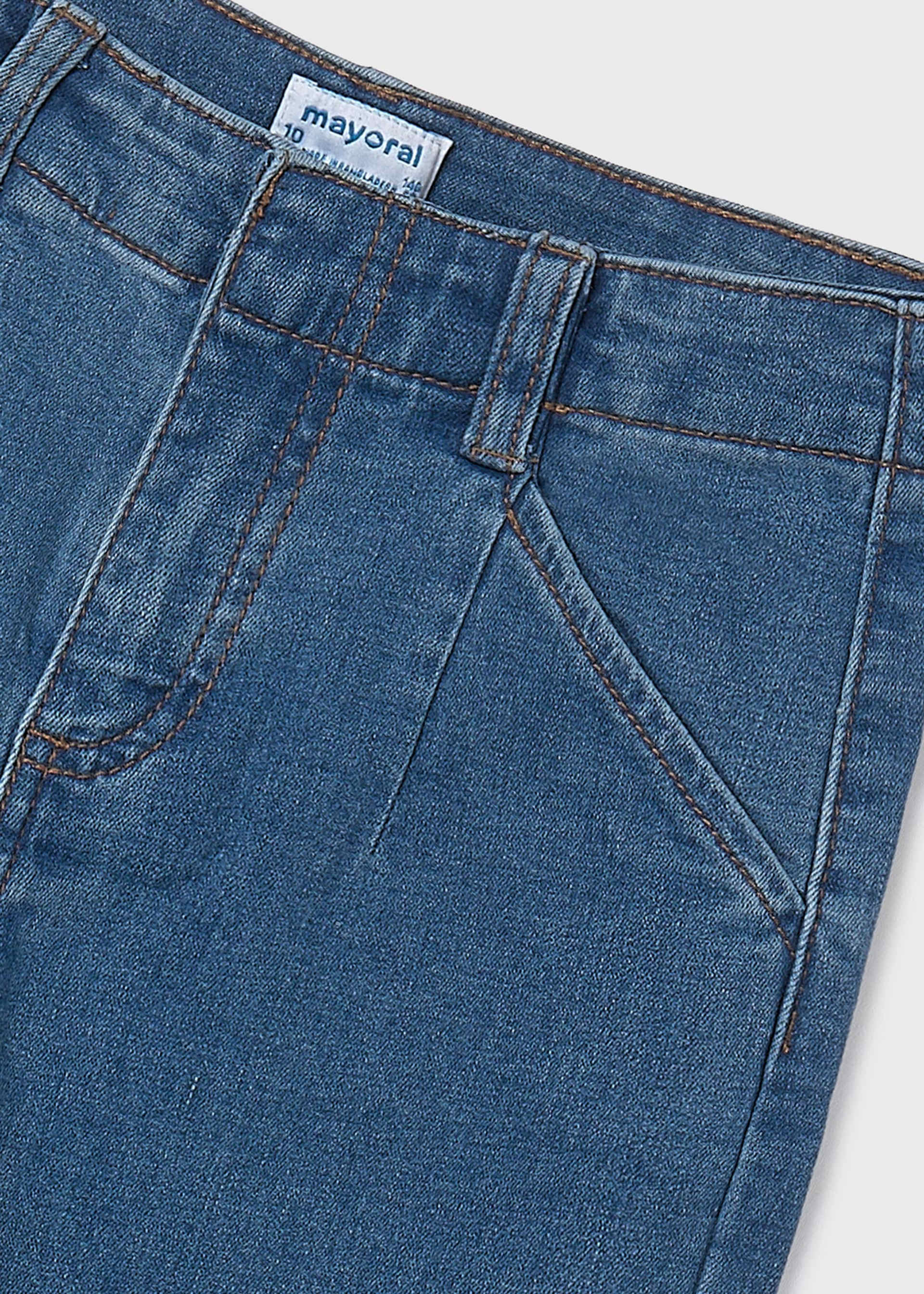 Girls flared denim jeans