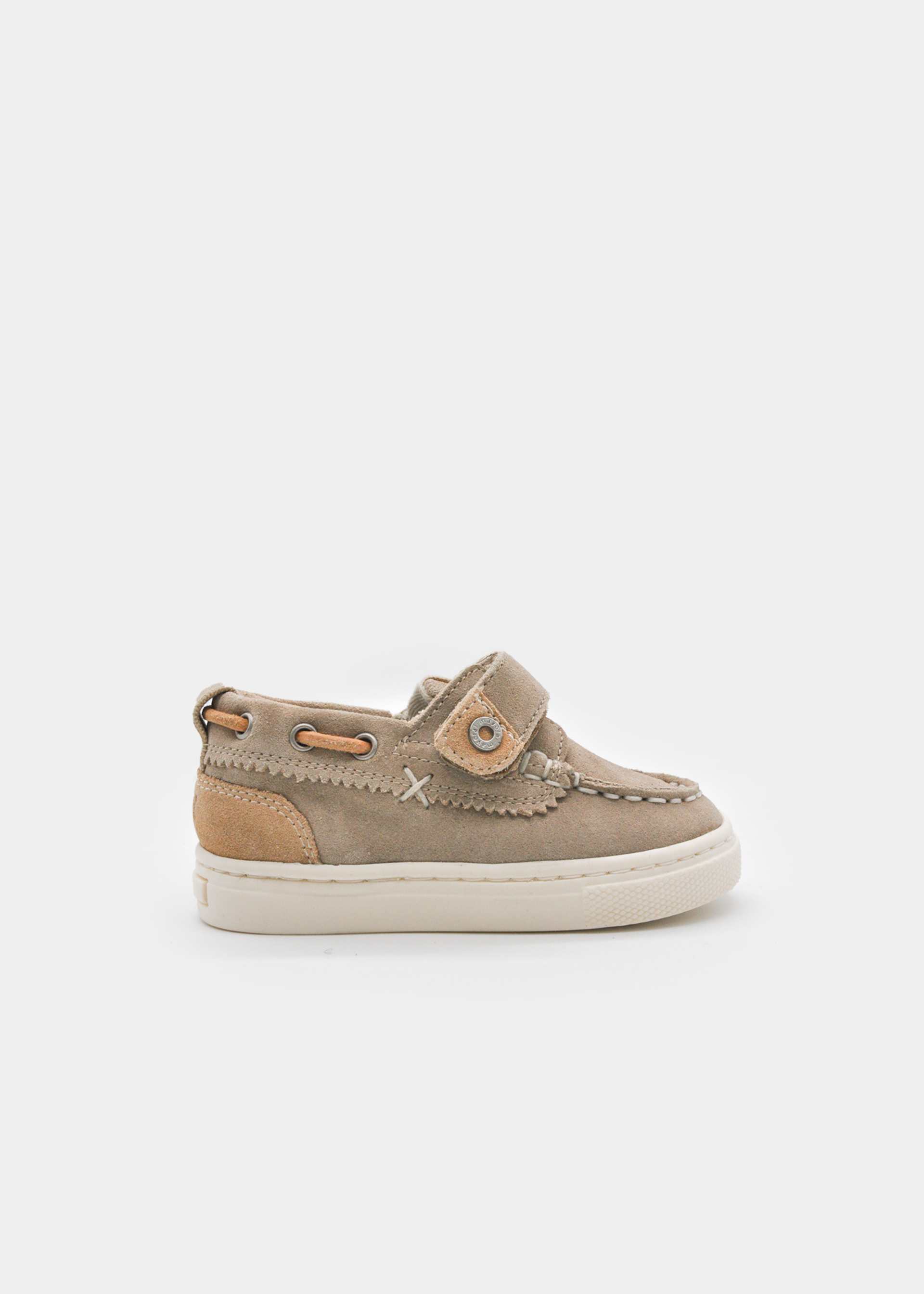 Baby split leather boat shoes