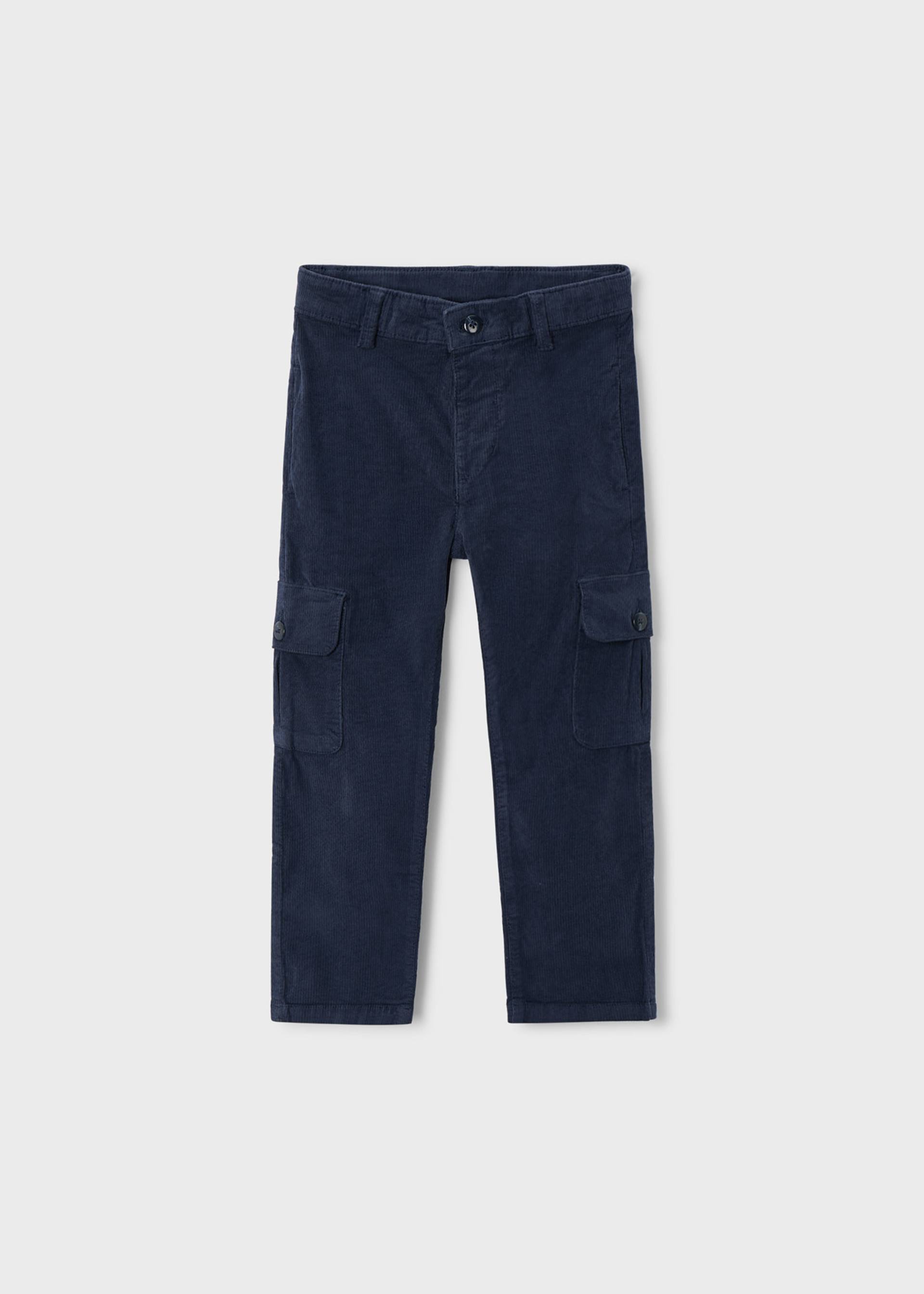Boy Corduroy Cargo Pants