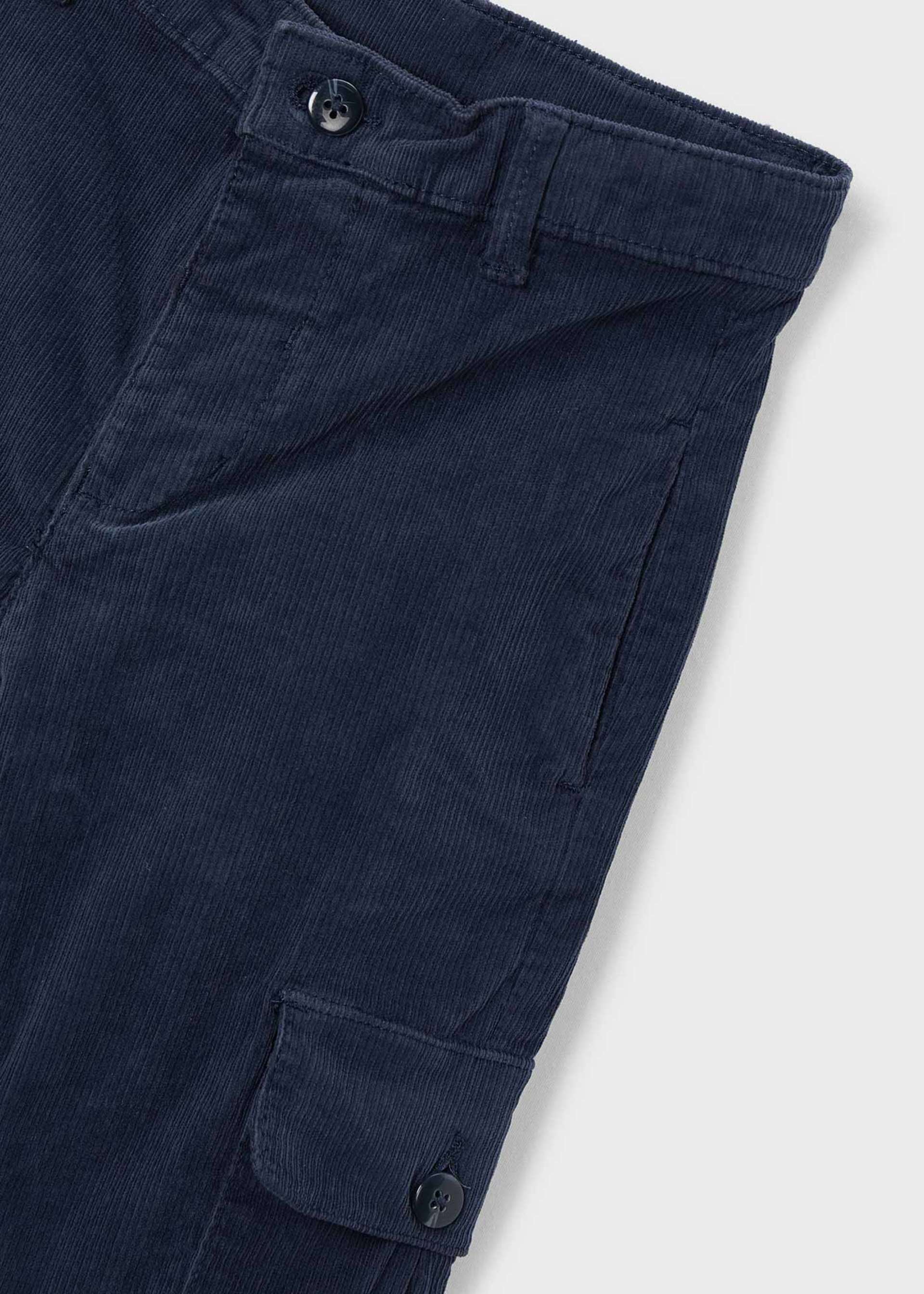 Pantalón cargo pana niño