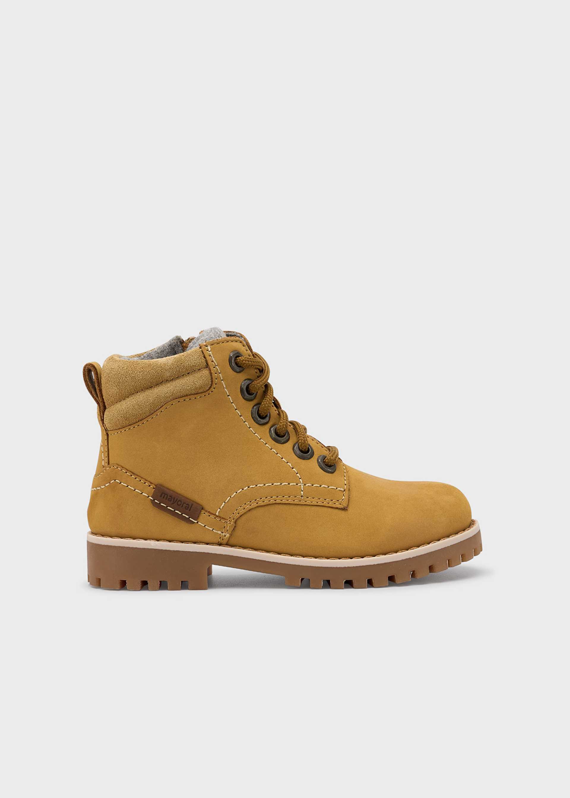 Boy Nubuck Leather Ankle Boots