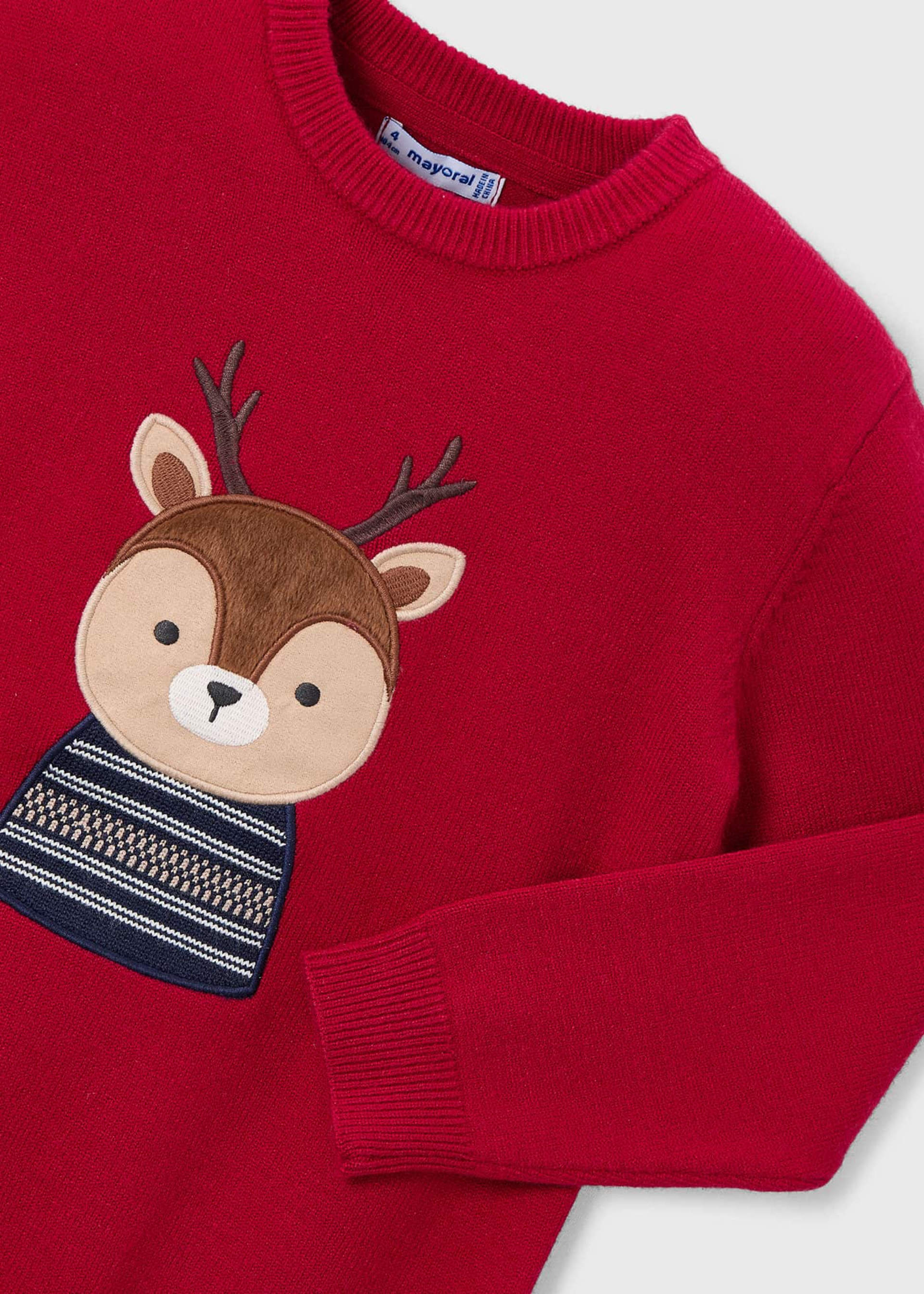 Jersey motivo intarsia niño