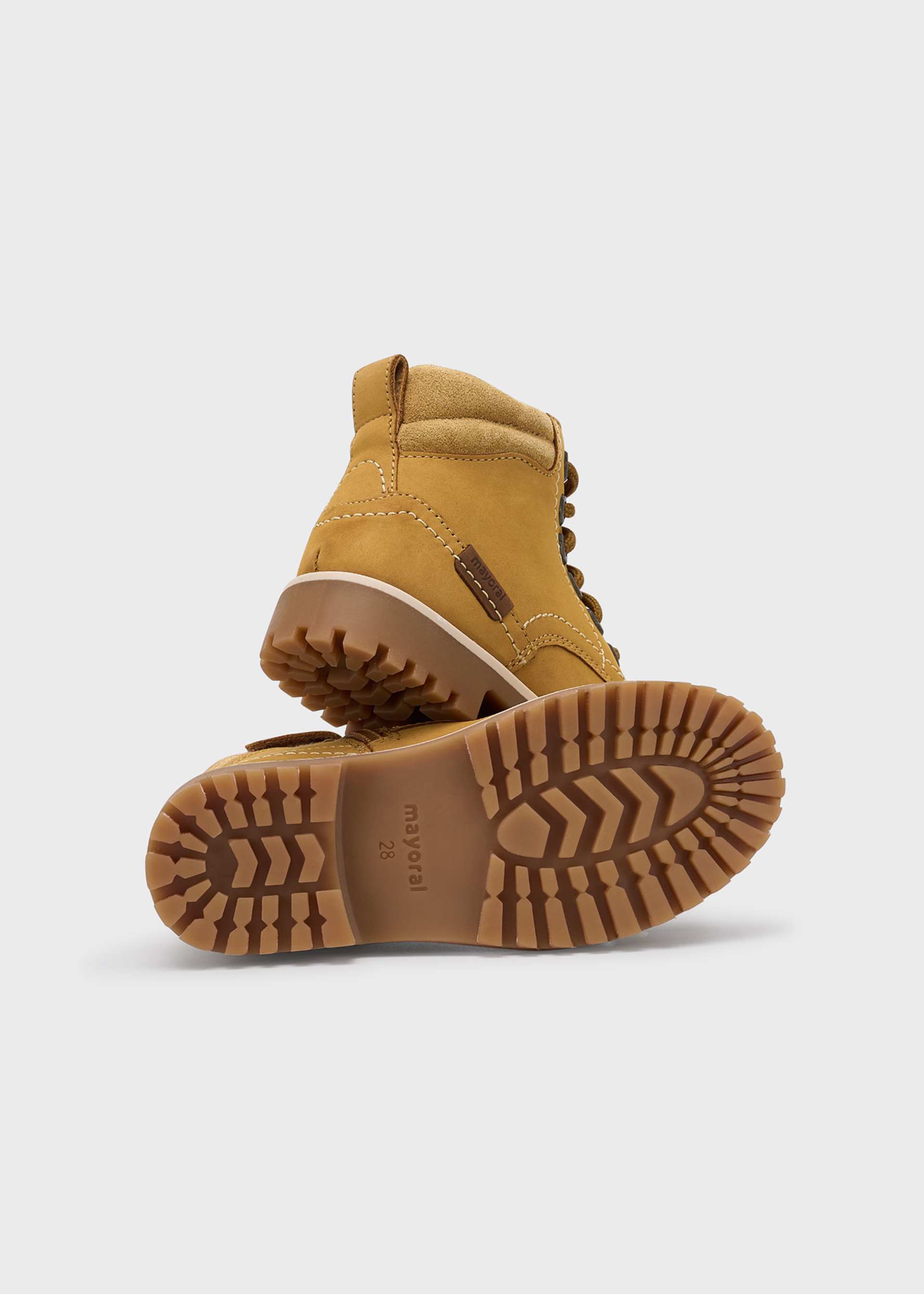 Bottines en cuir nubuck garçon