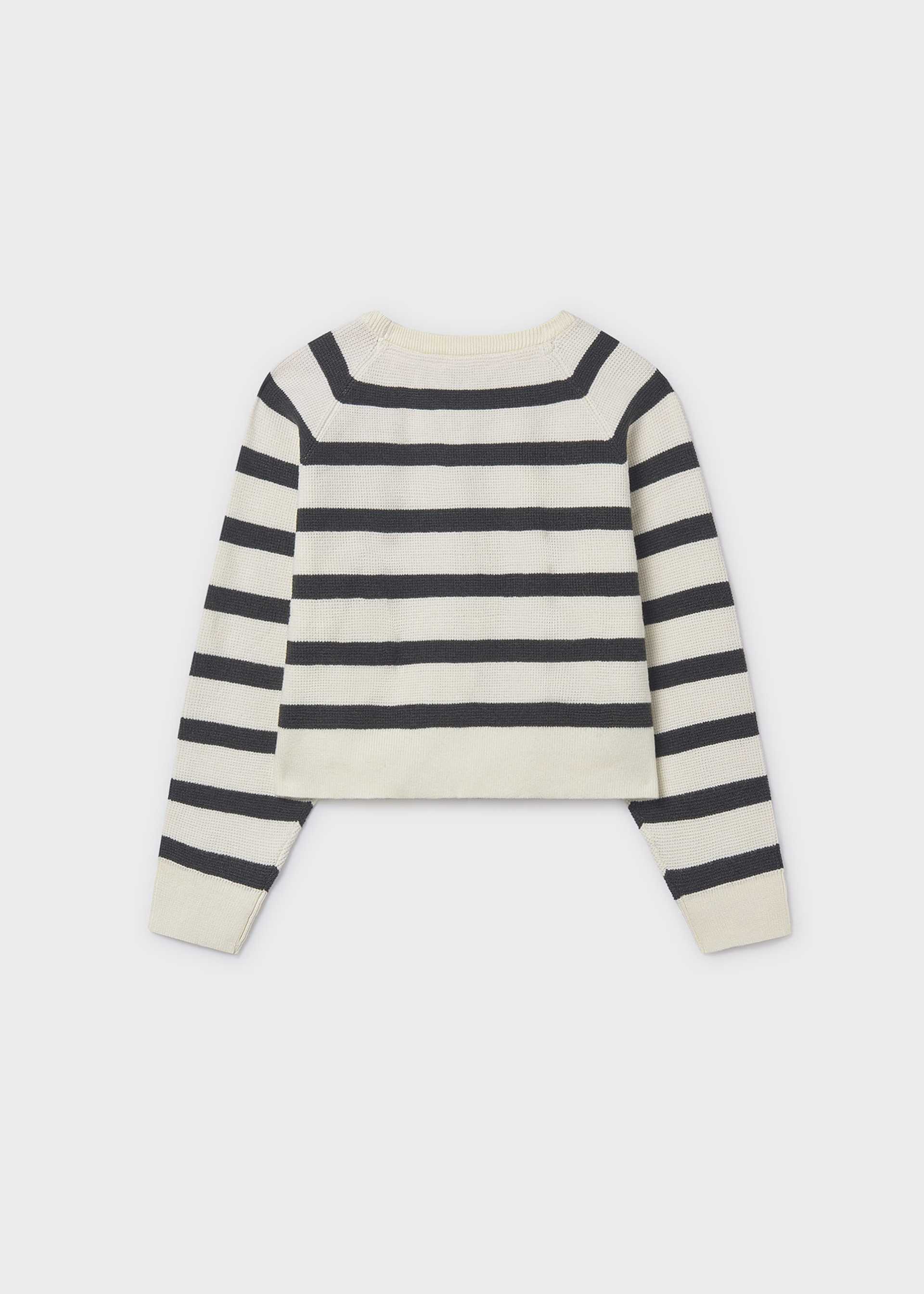 Pull rayé fille