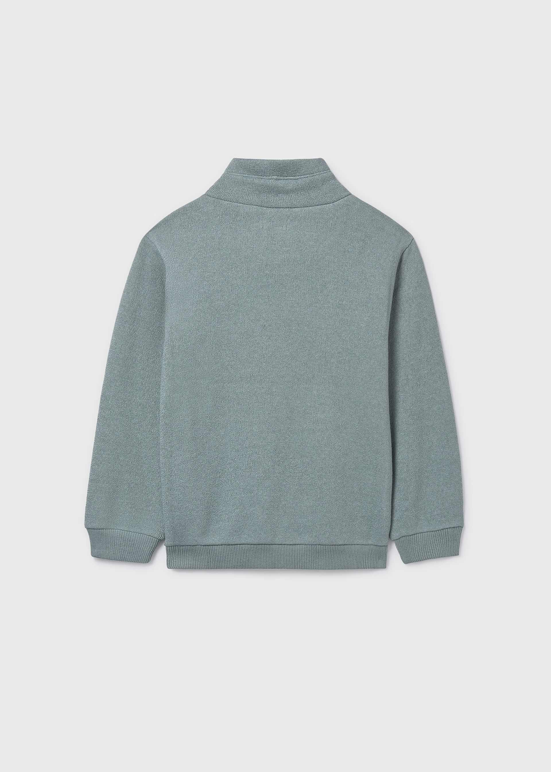 Sweatshirt Schalkragen Teenager Jungen