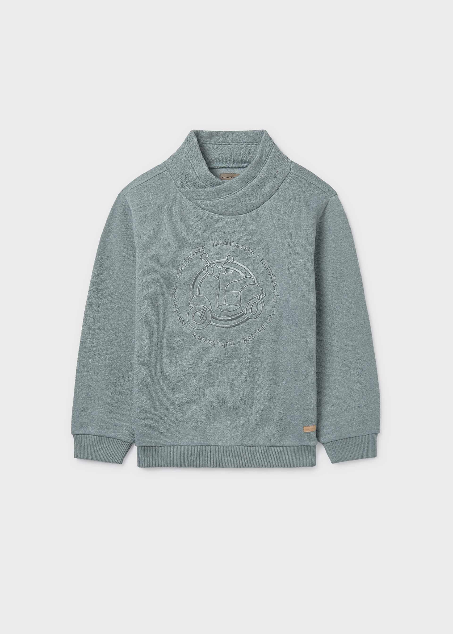 Sweat col cheminé garçon