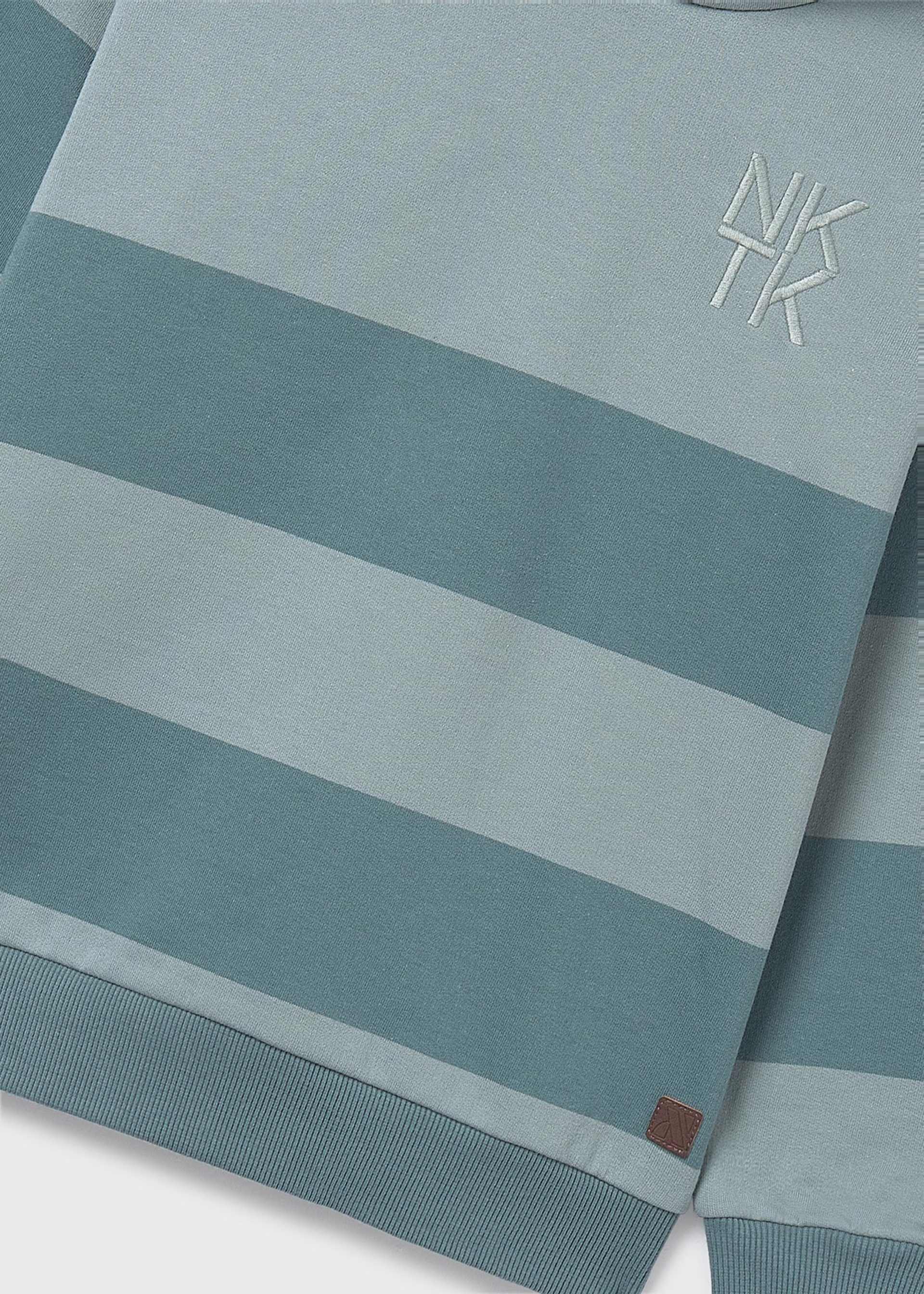 Kapuzen Sweatshirt color blocked Teenager Jungen