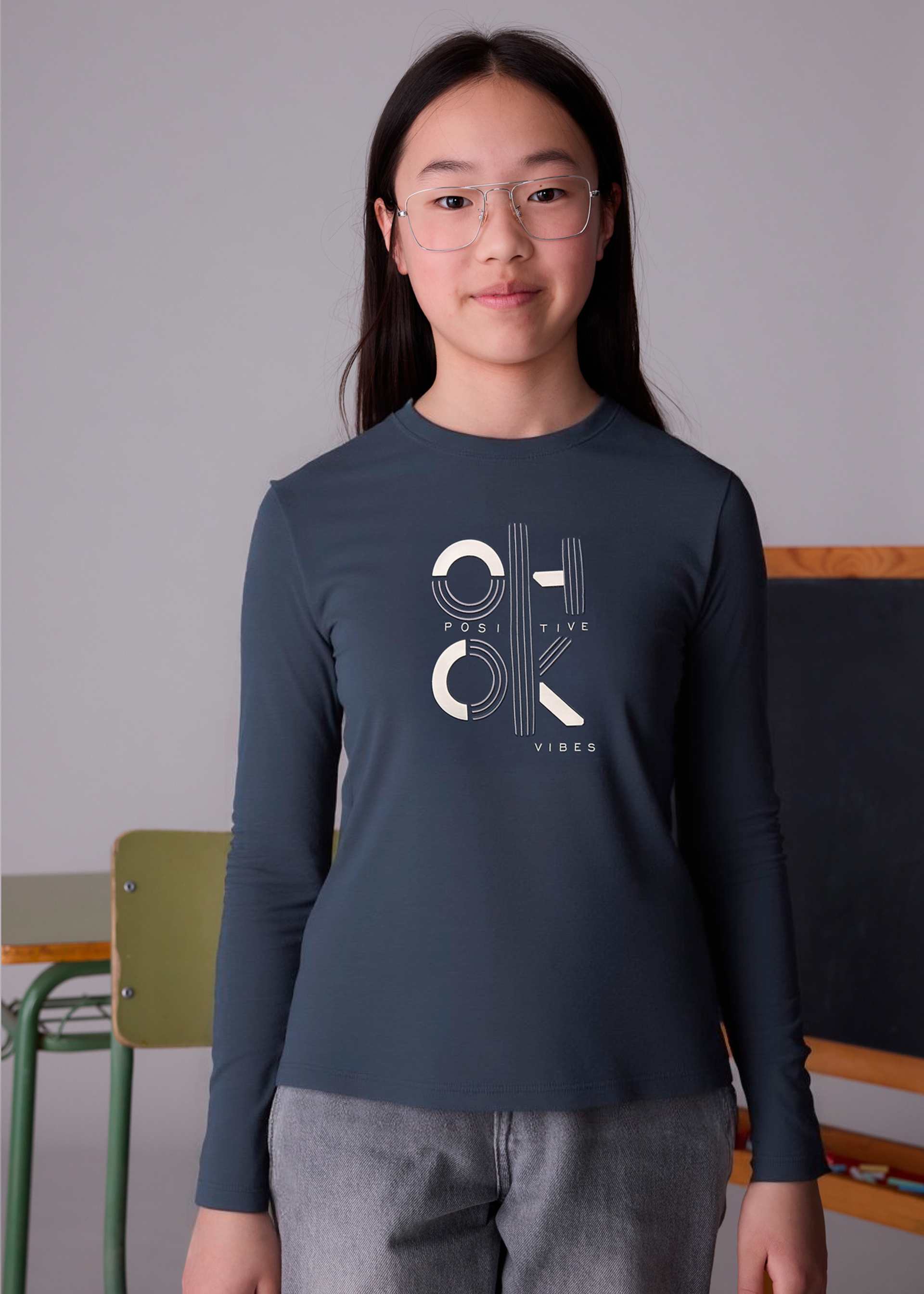 Unisex letters T-shirt