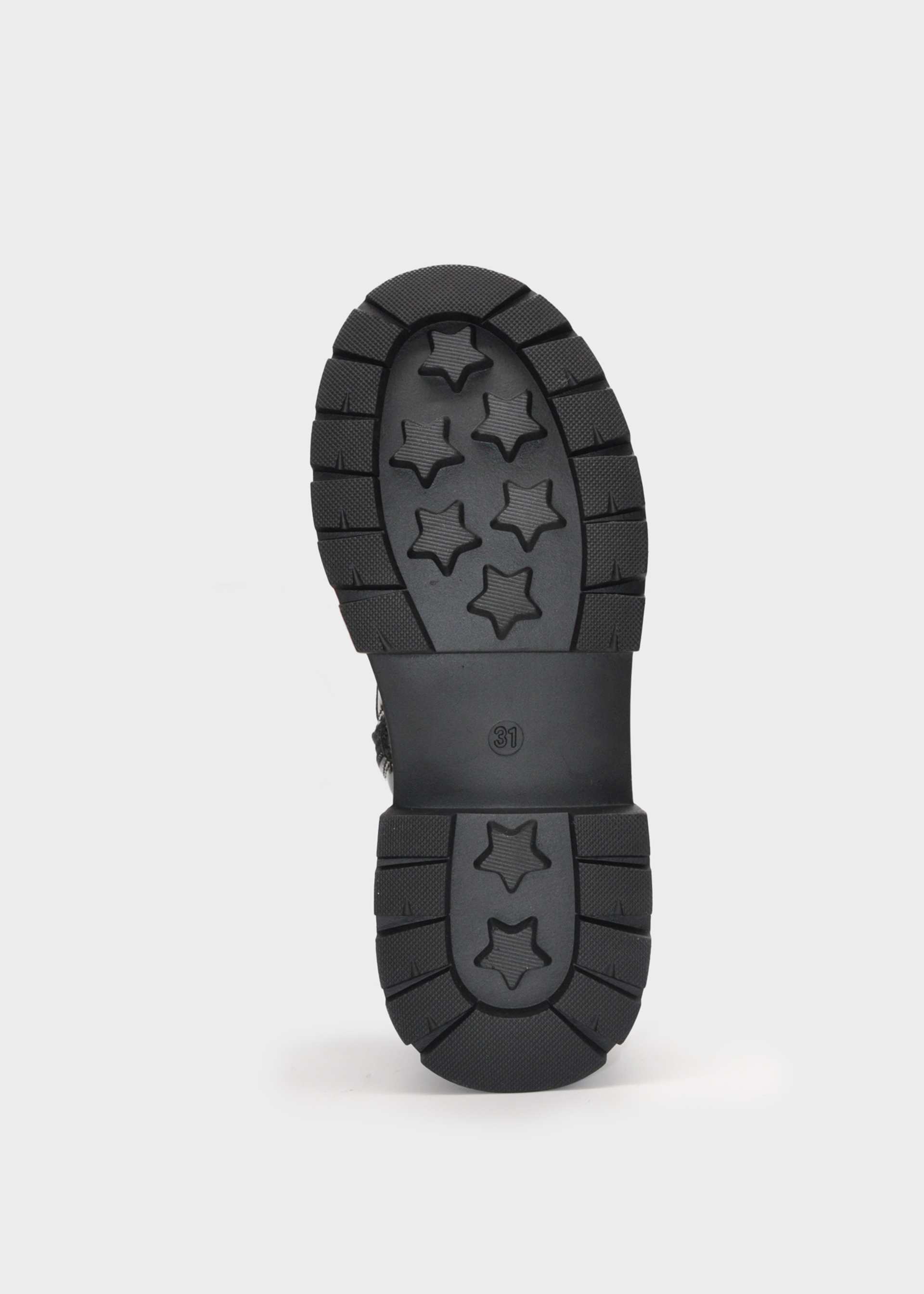 Botins biker brilhos menina Botins biker brilhos menina