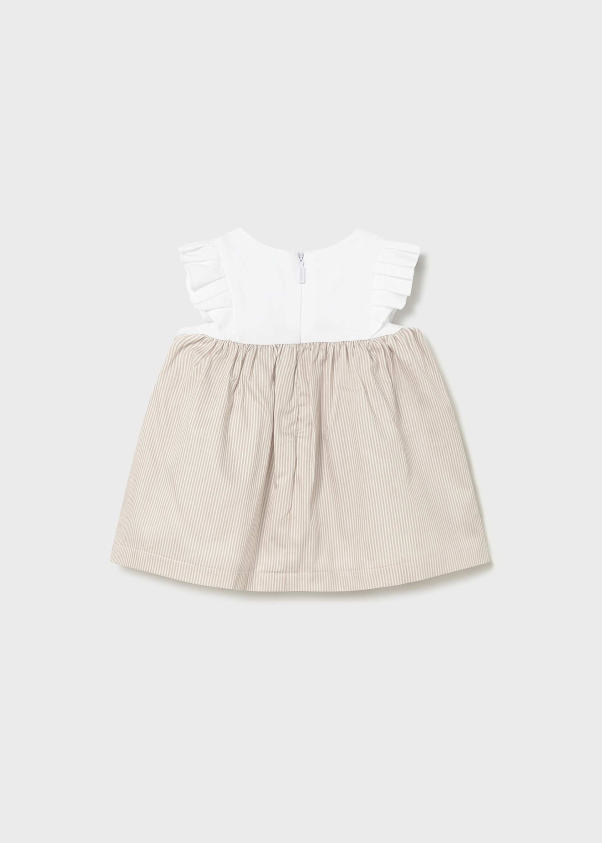 Vestido combinado recém nascida