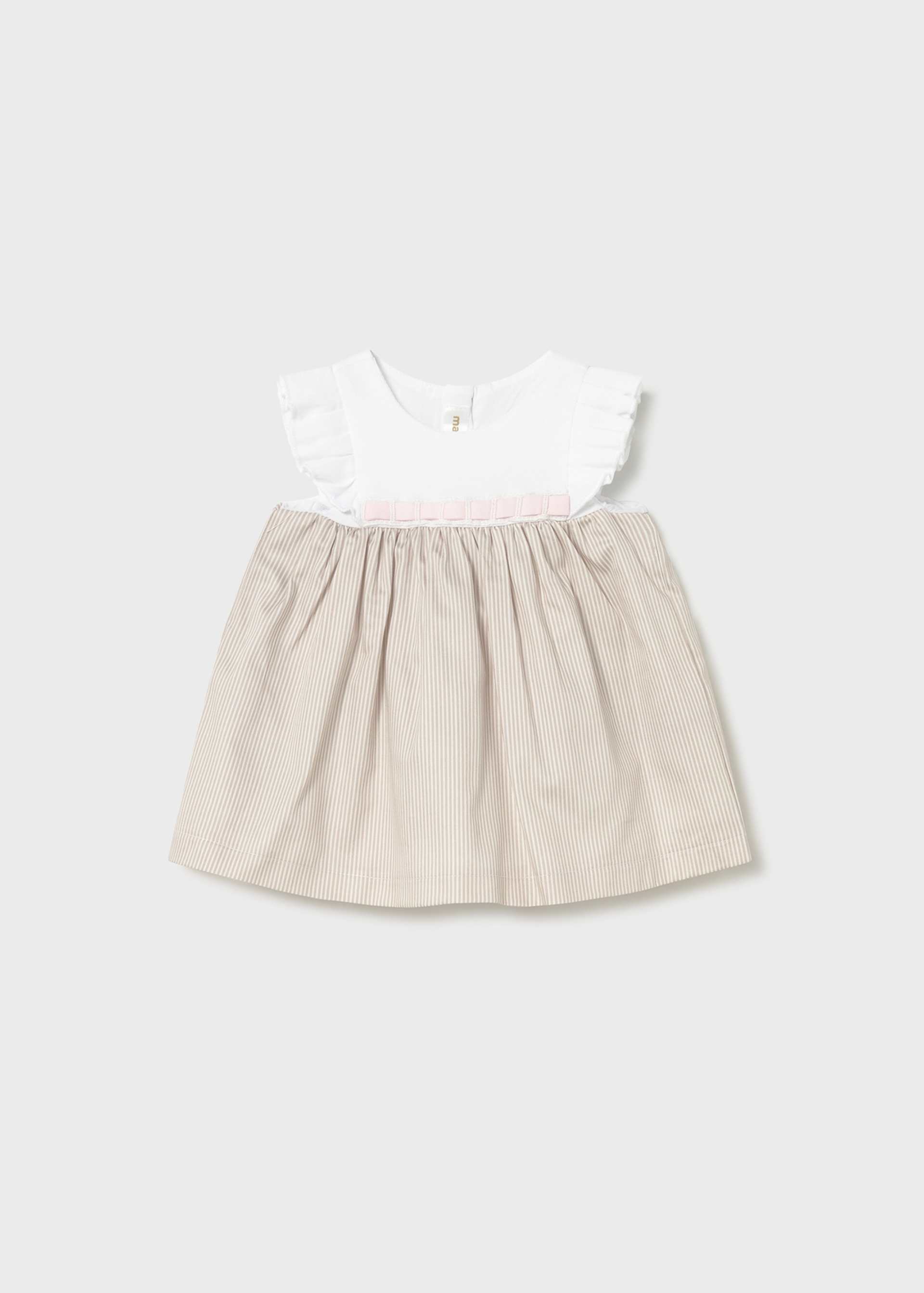 Vestido combinado recém nascida