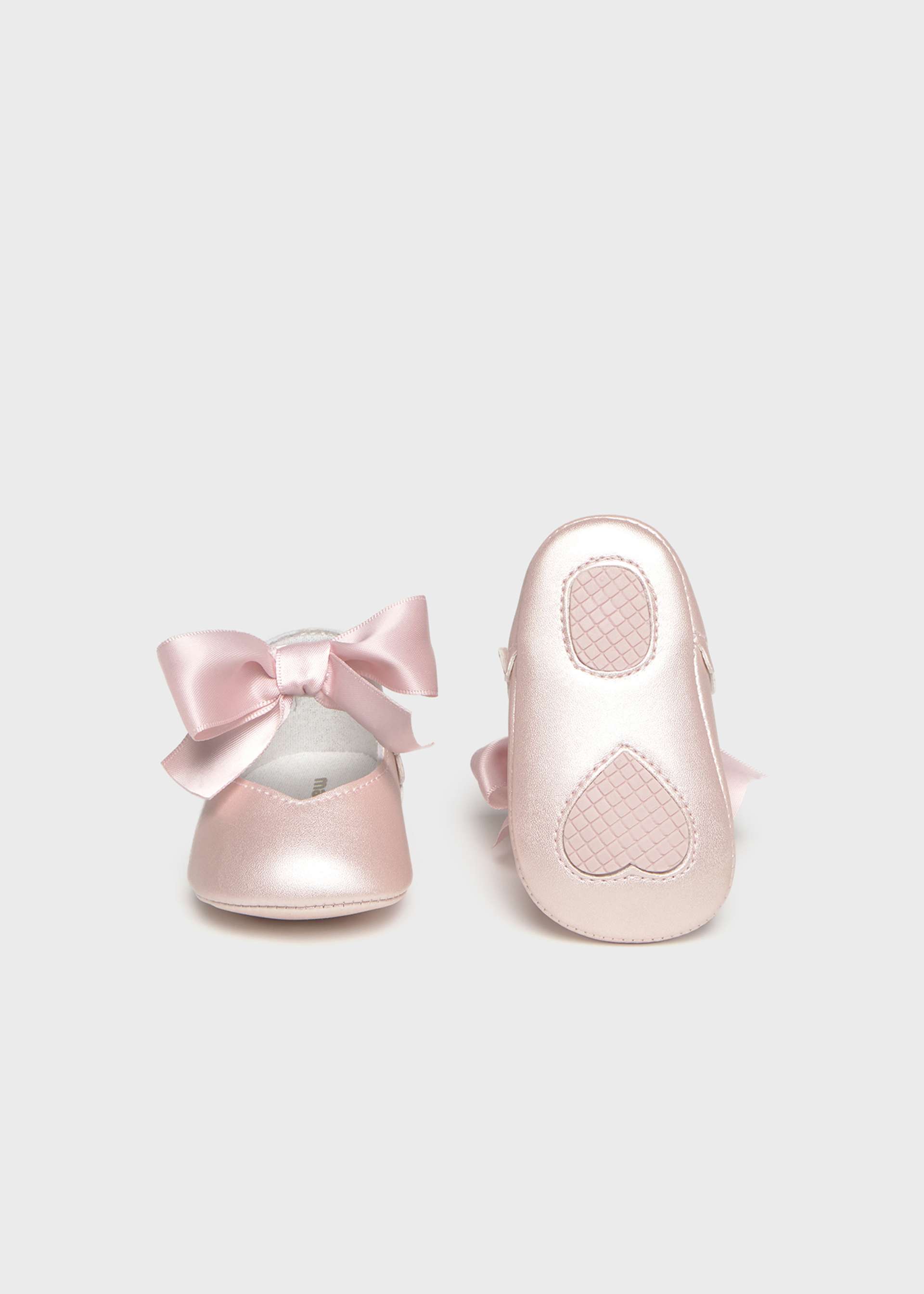 Ballerines cérémonie nœud nouveau-né