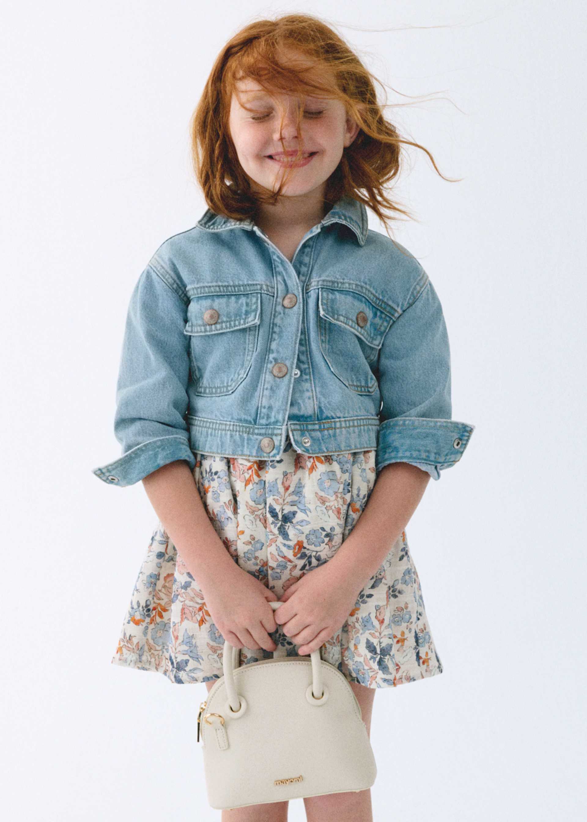 Geaca denim fetita