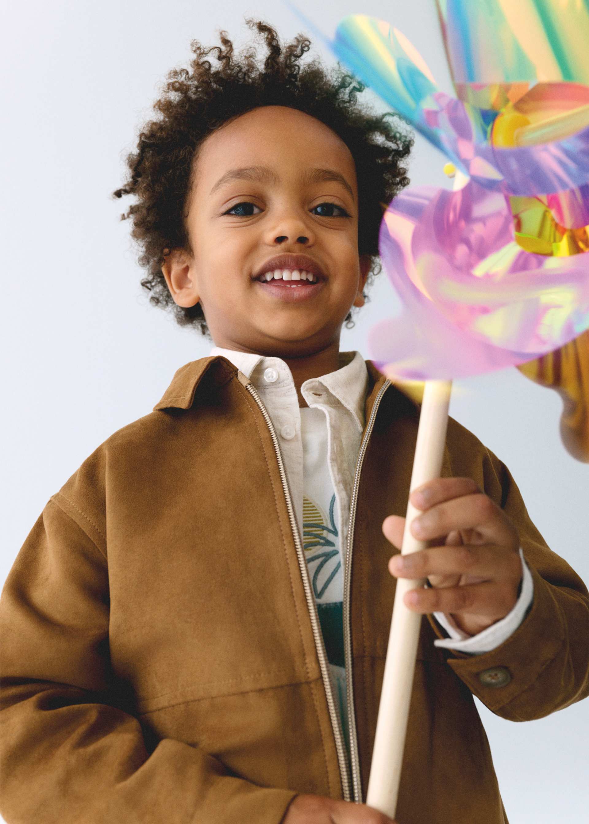 Casaco camurça menino