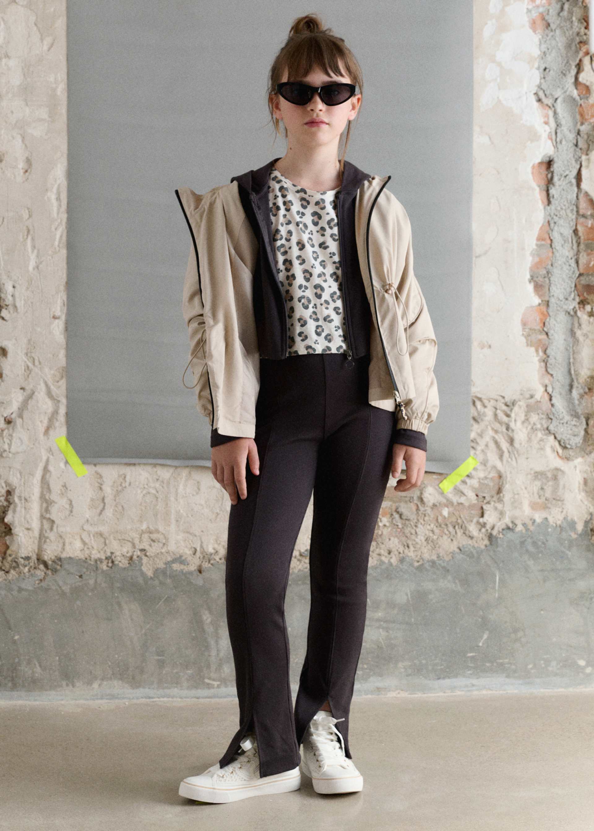 Schlag-Leggings Teenager Mädchen