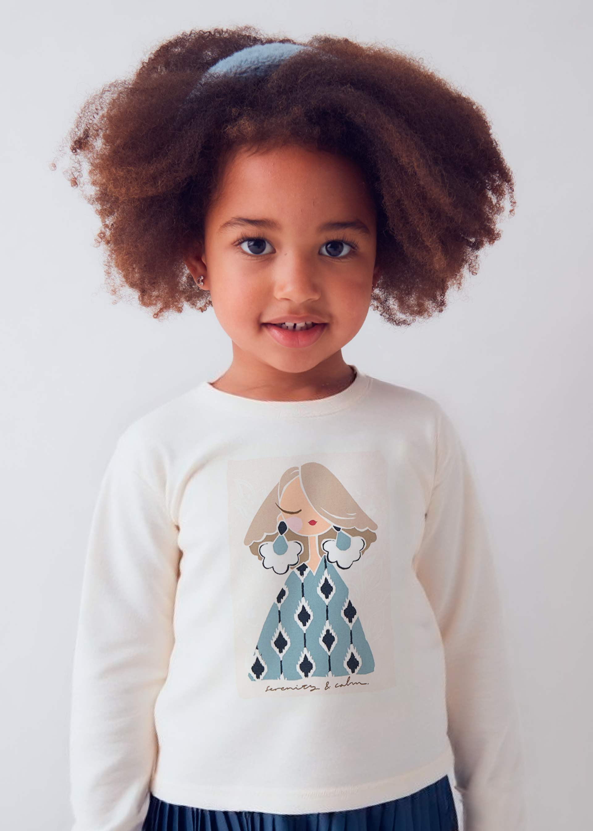 Maglietta con elastico bambina