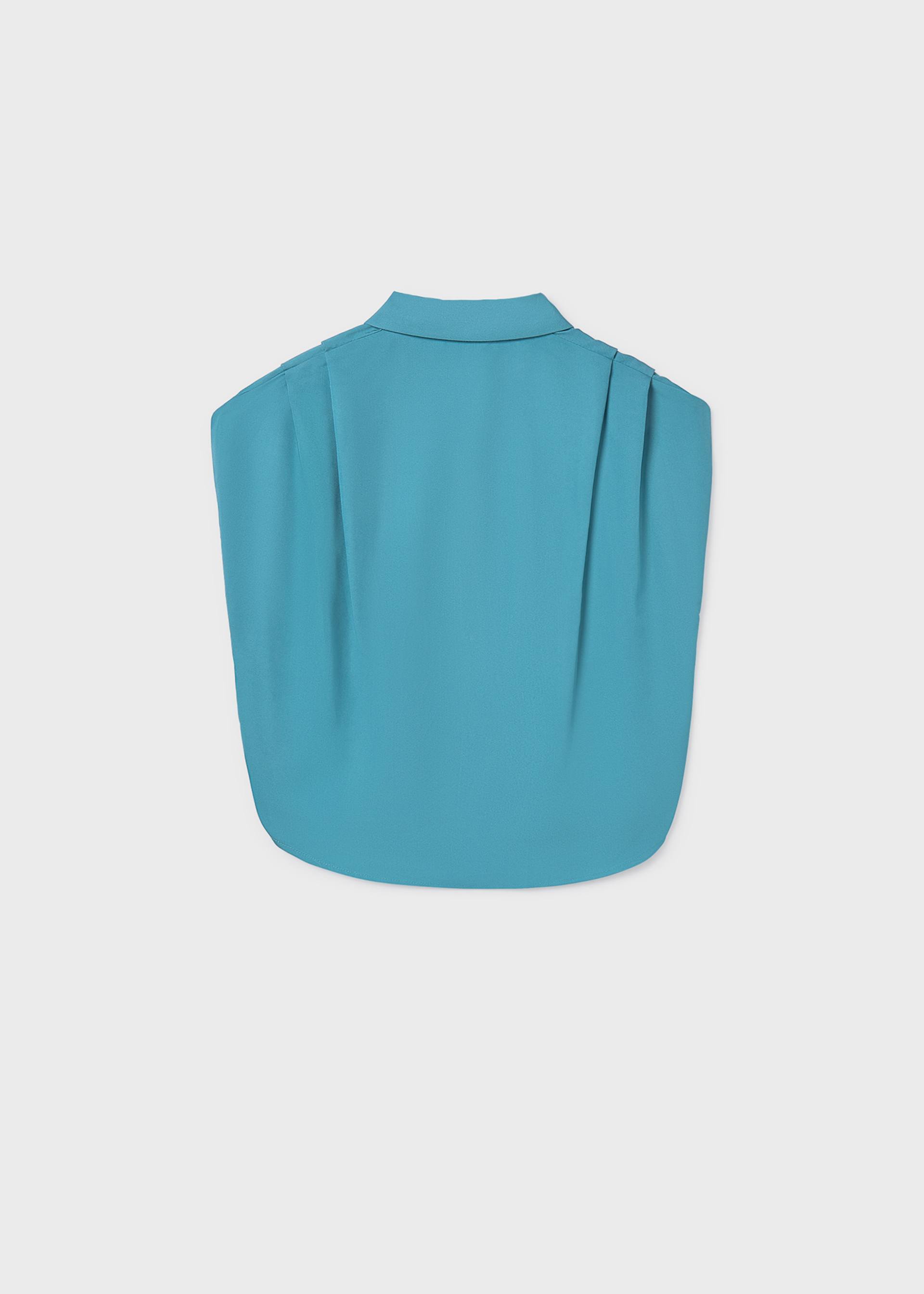 Girls' pocket blouse