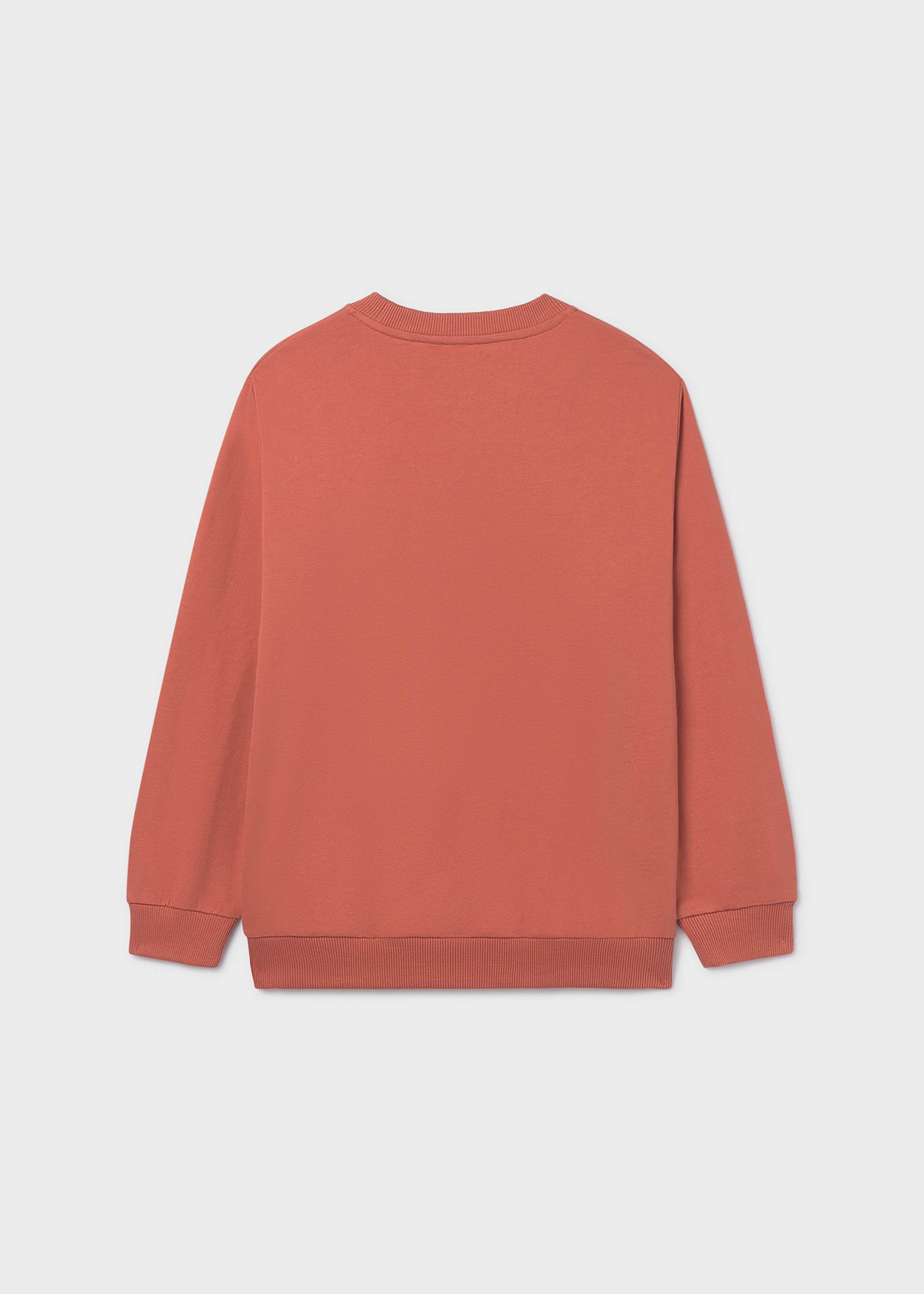 Sweatshirt mit Reliefdetail Teenager Jungen