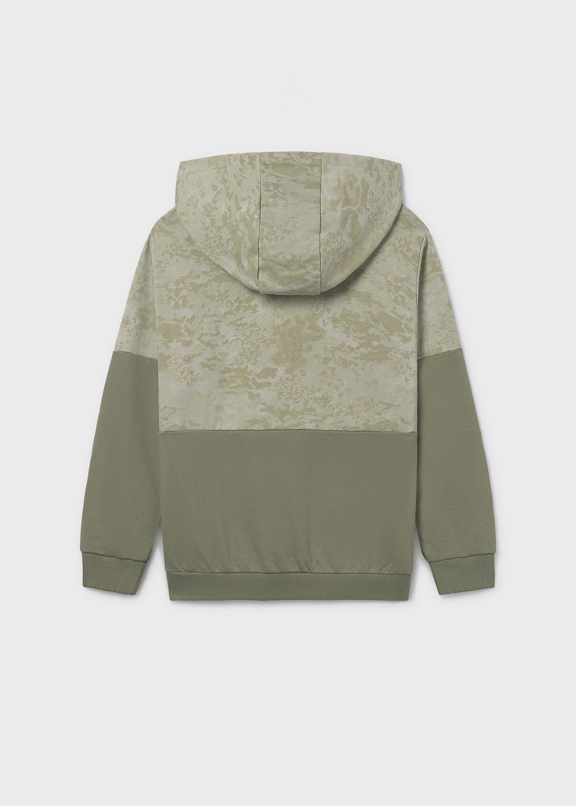 Sudadera capucha cremallera chico