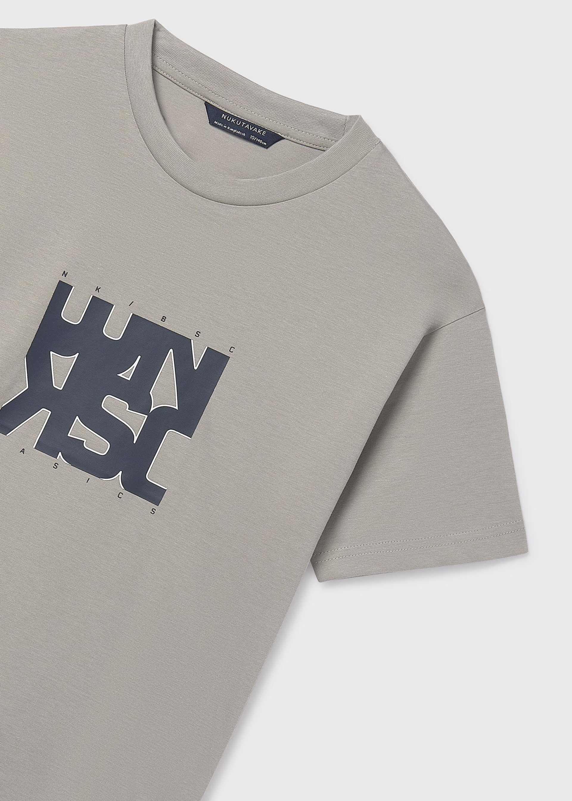 Playera letras básica chico