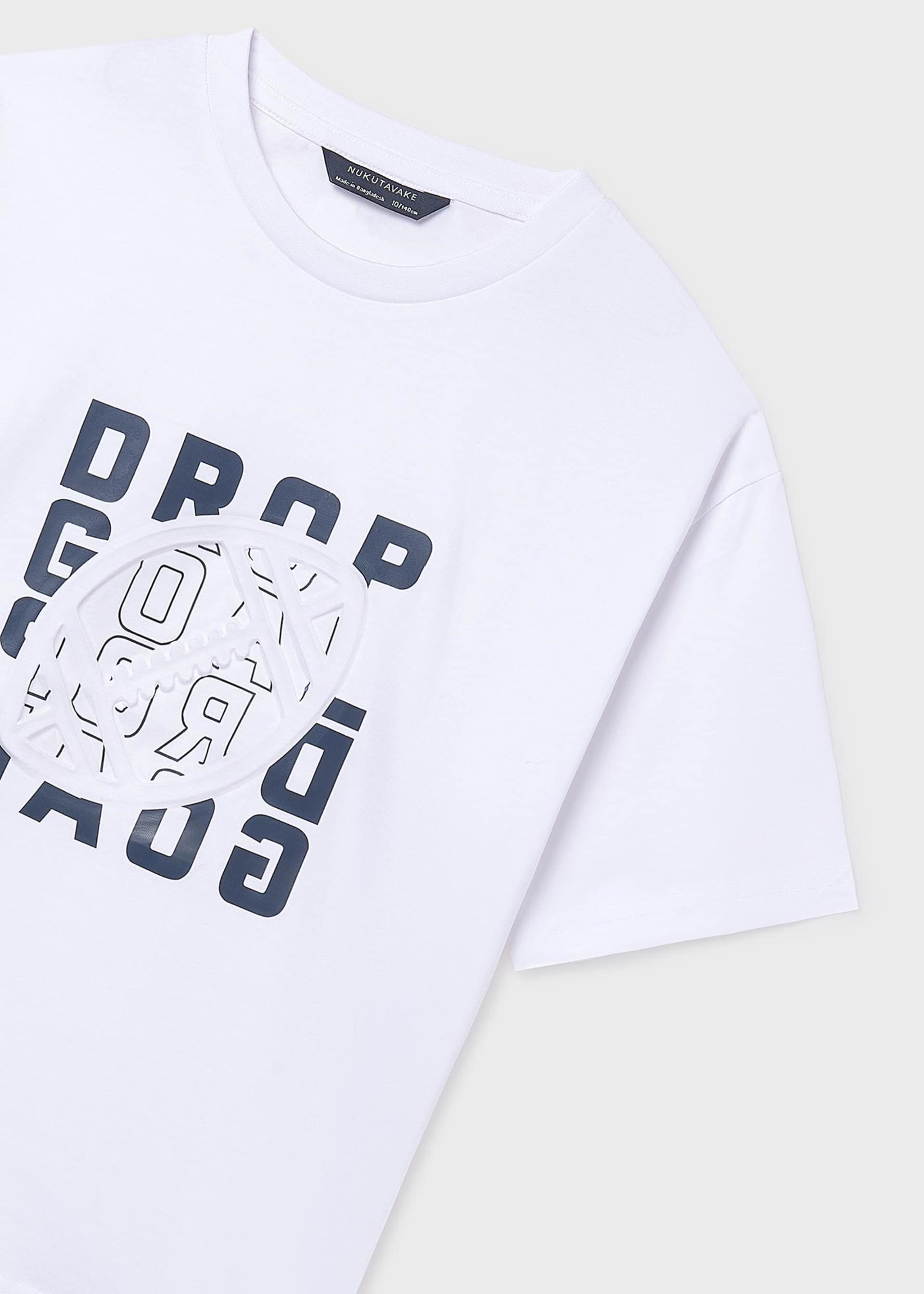 T-Shirt Reliefdetails Teenager Jungen