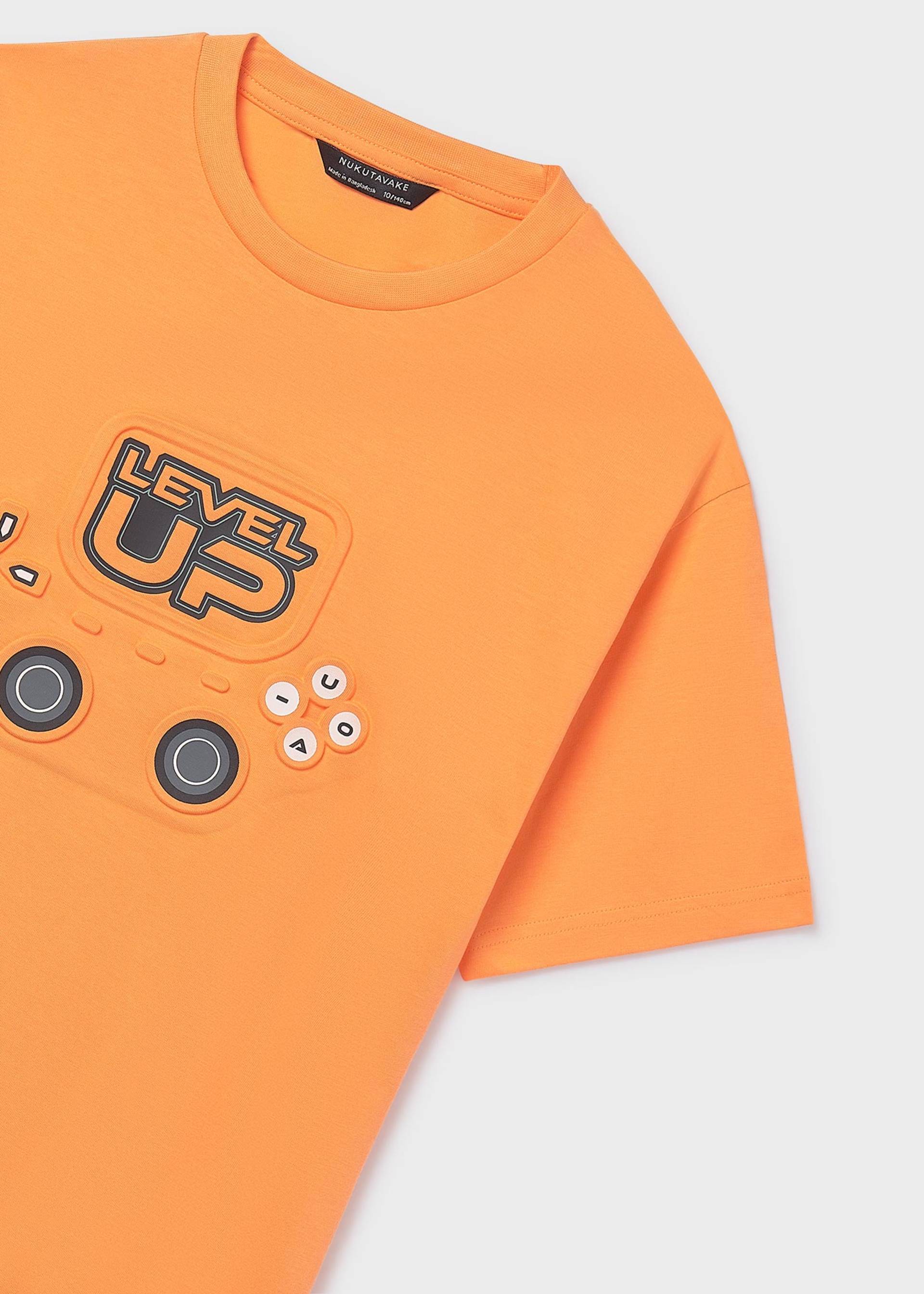 T-Shirt Reliefdetails Teenager Jungen