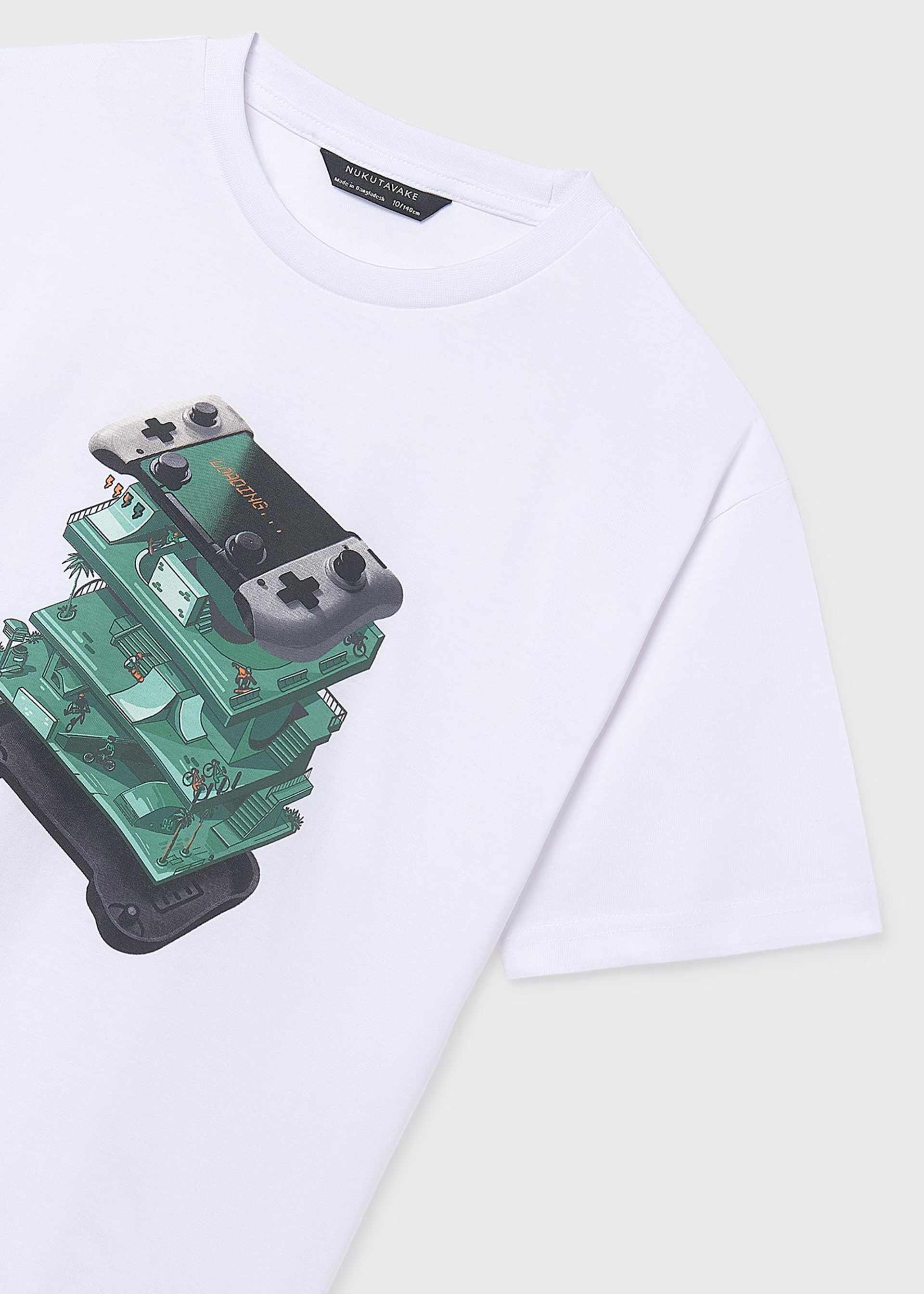 T-Shirt Printmotiv Teenager Jungen