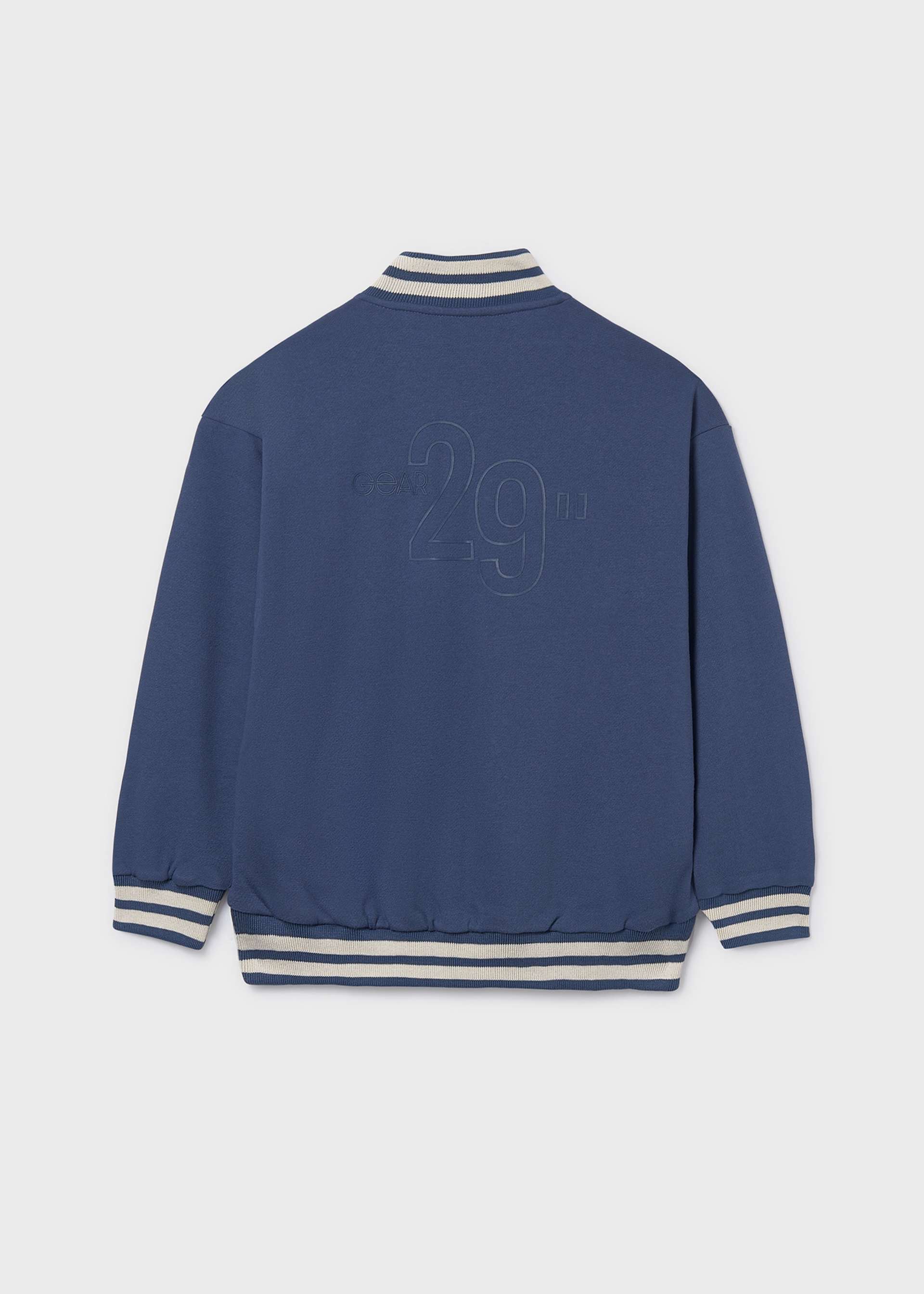 Striped bomber jacket for boys