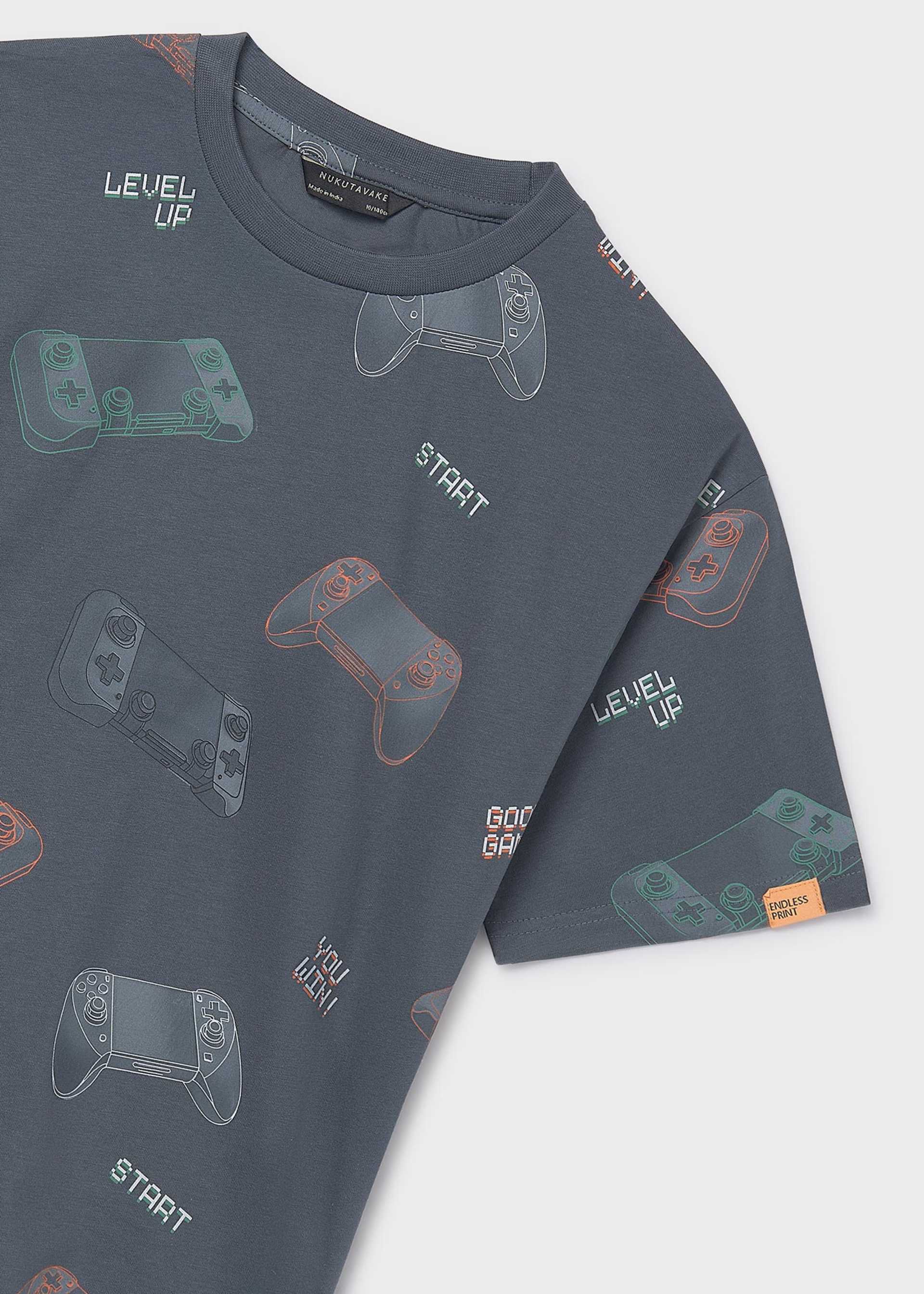 Tricou cu imprimeu baiat