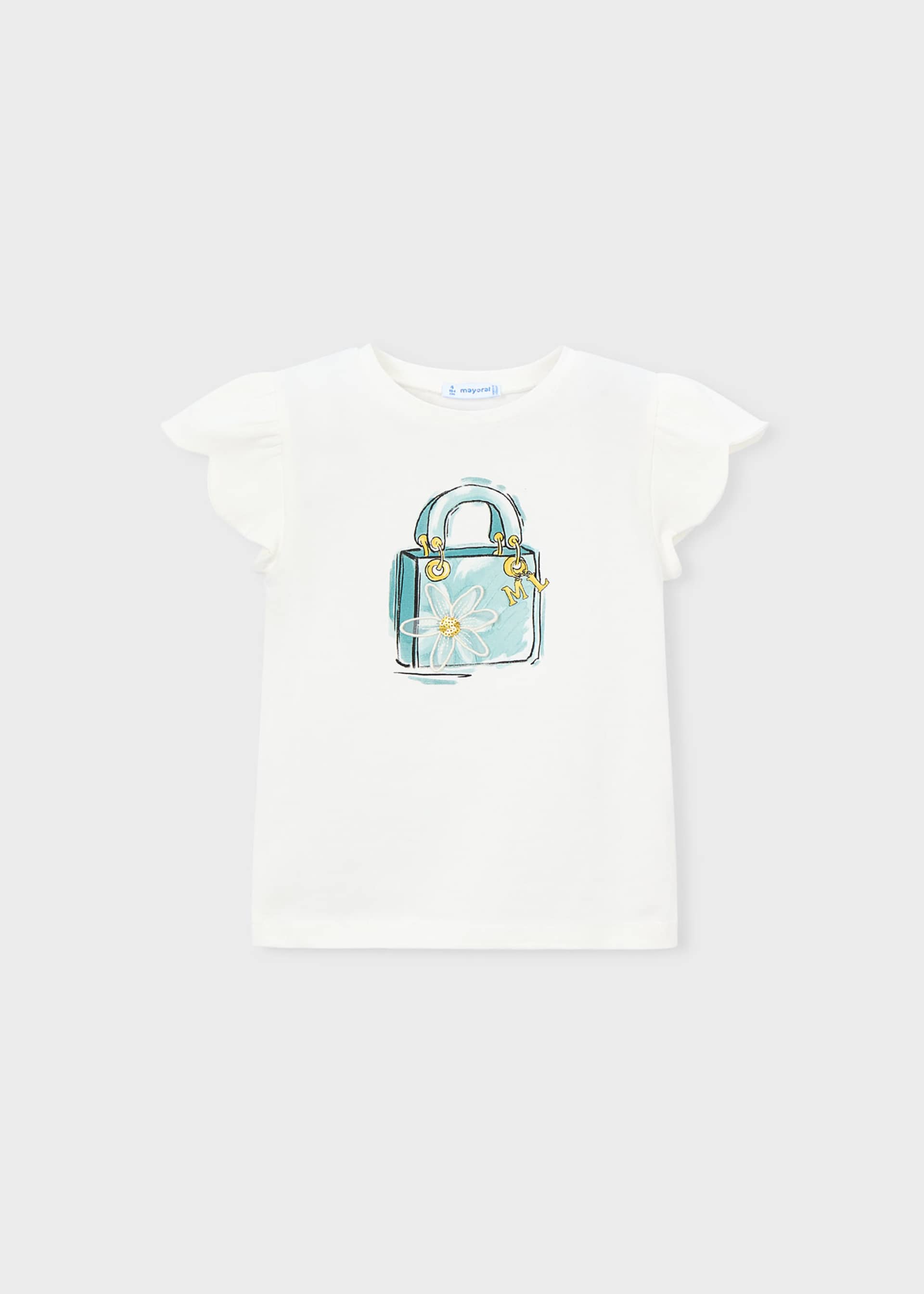 Tricou cu serigrafie fetita