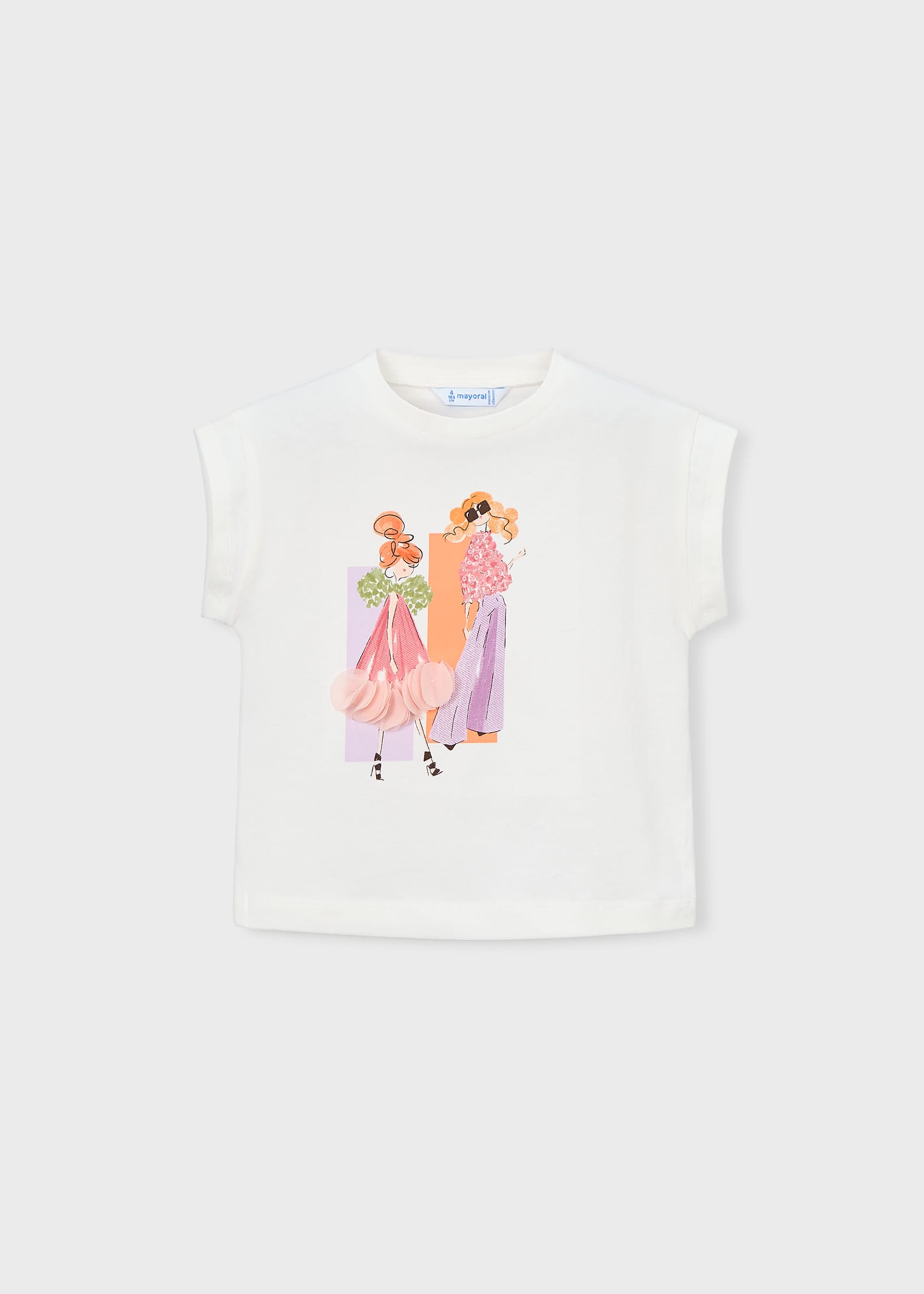 Tricou cu imprimeu fetita