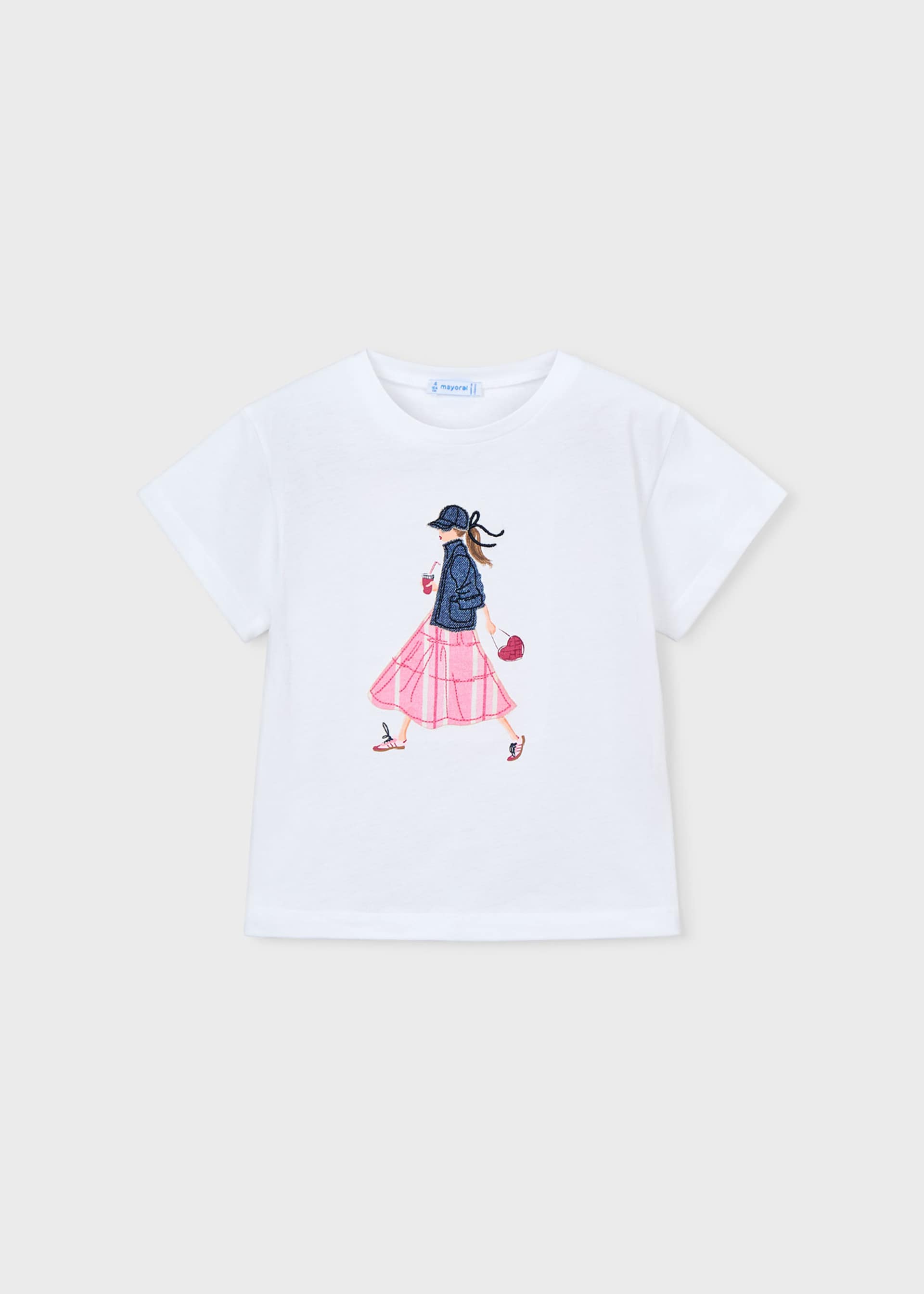 Playera gráfica niña