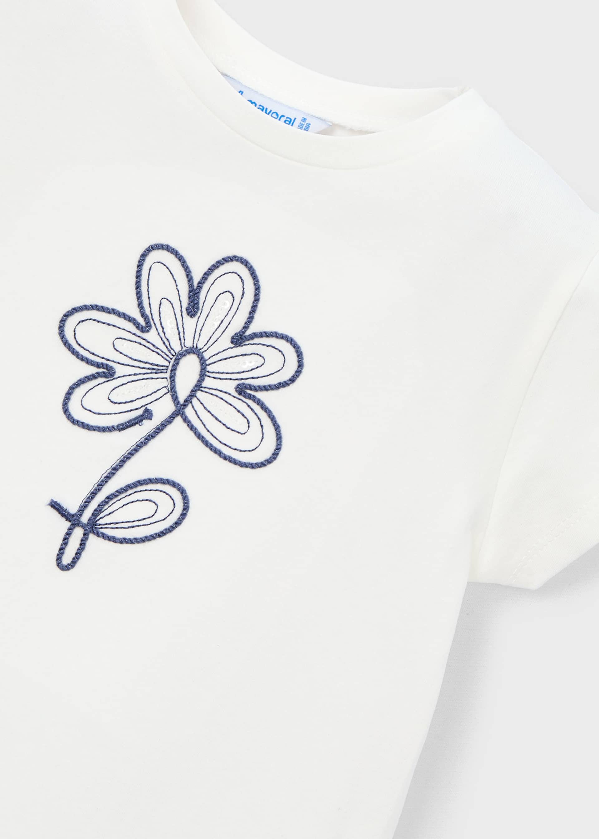 Girl Flower Graphic T-Shirt