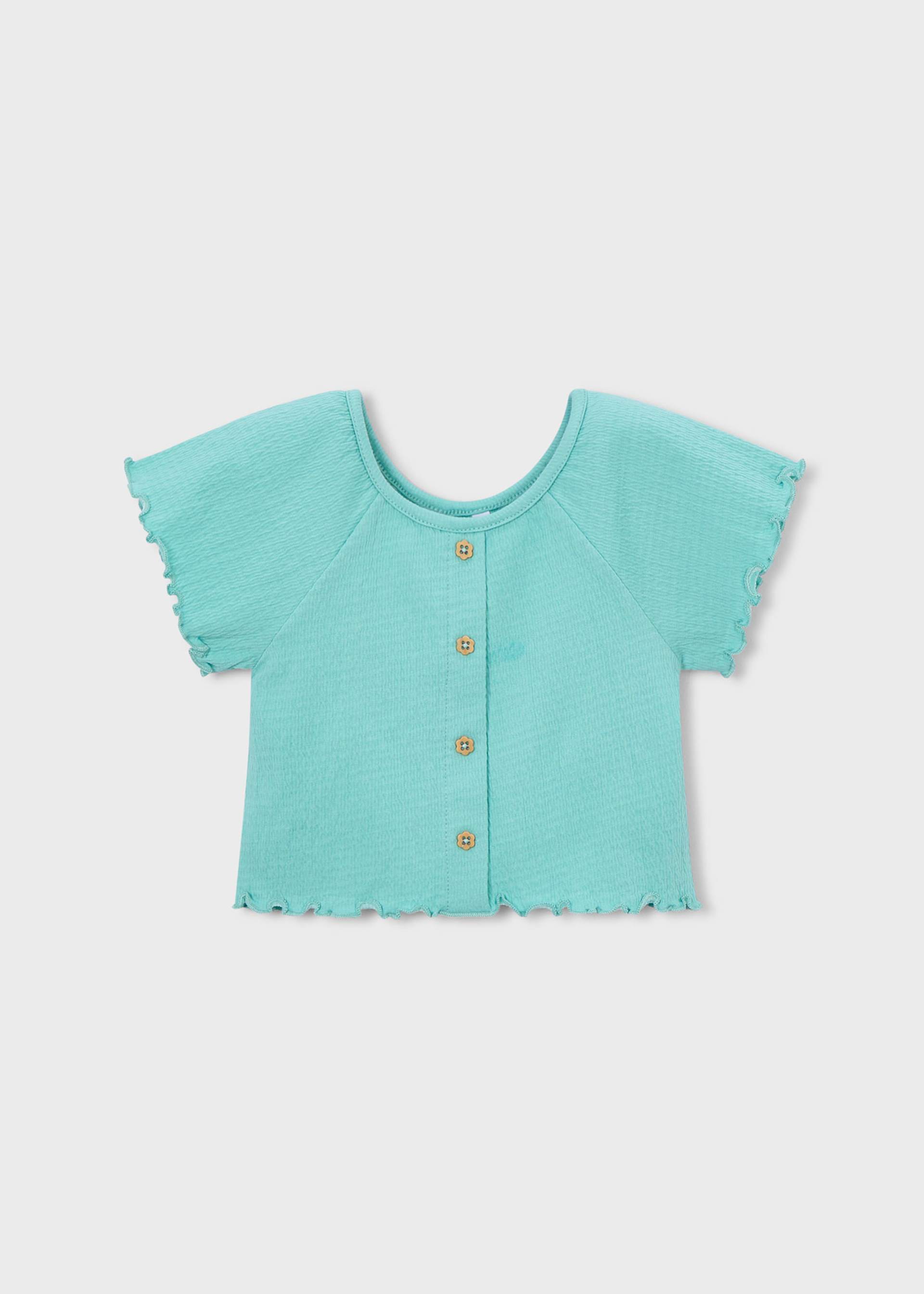 Camiseta con volantes niña