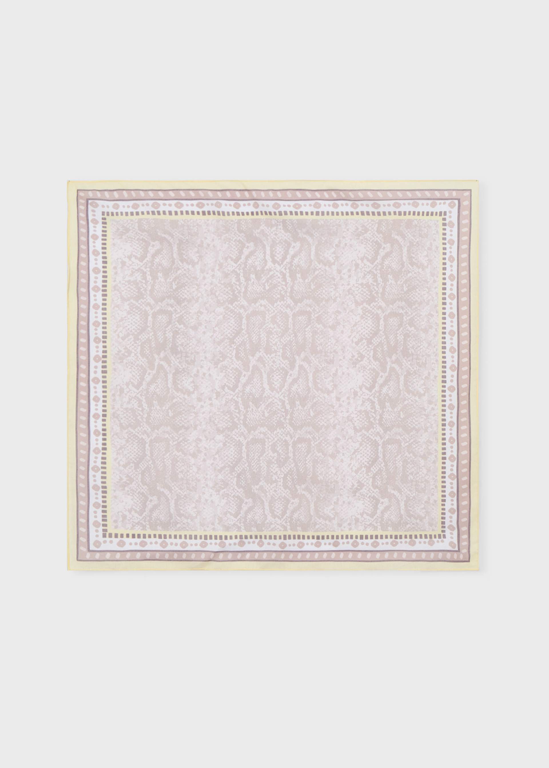 T-Shirt mit Tuch Druckmotiv Mädchen