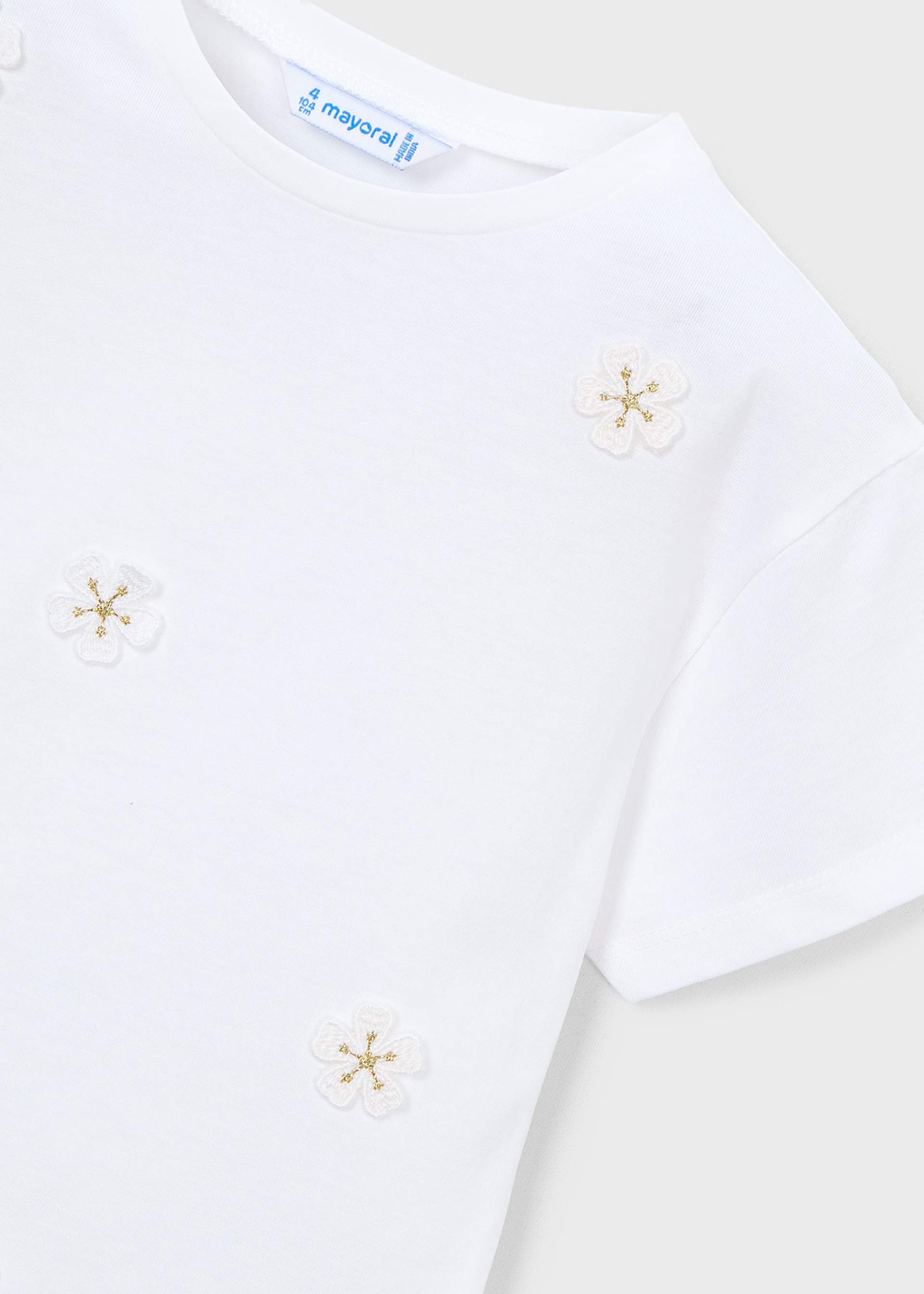 Camiseta aplique niña
