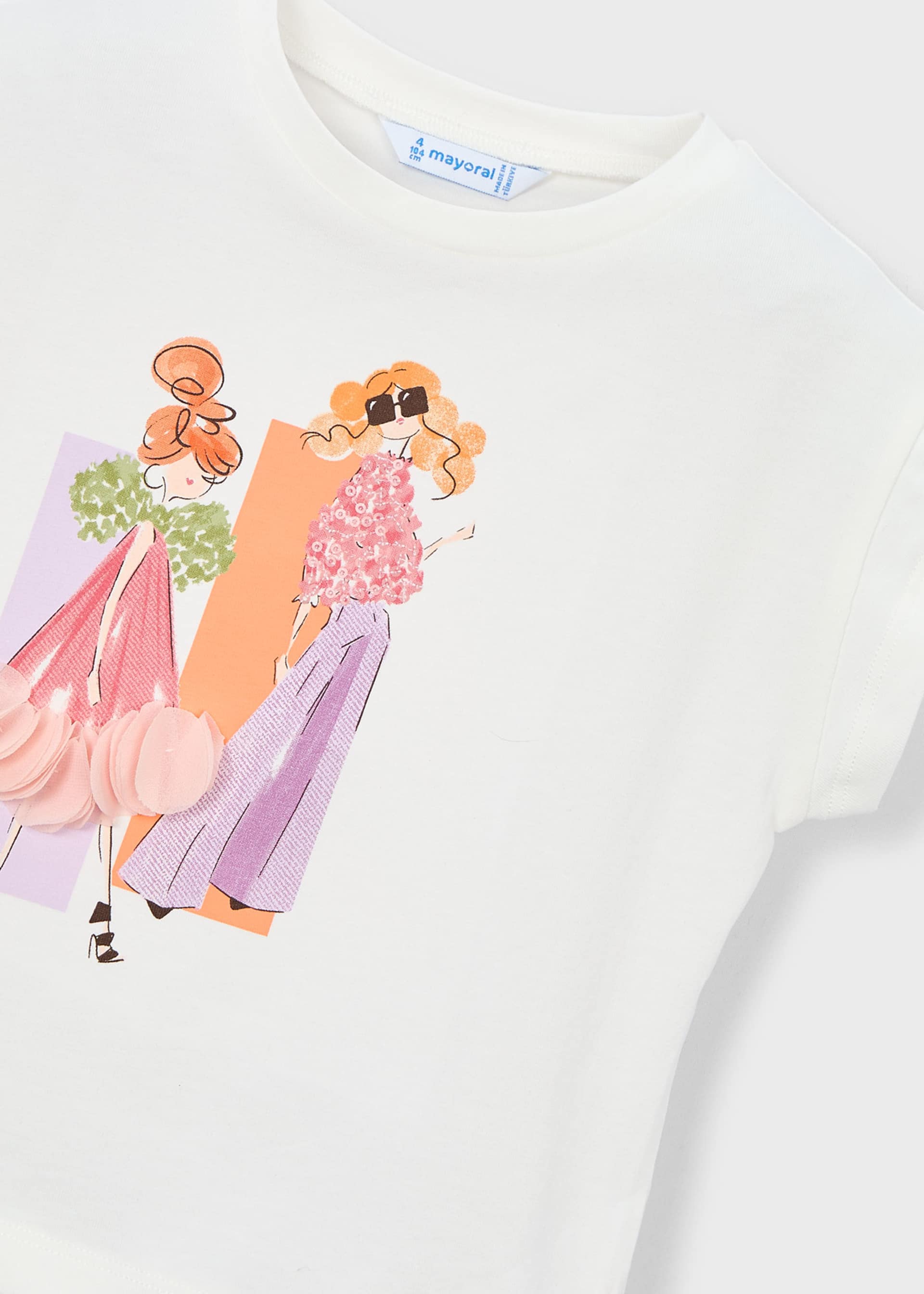 Tricou cu imprimeu fetita