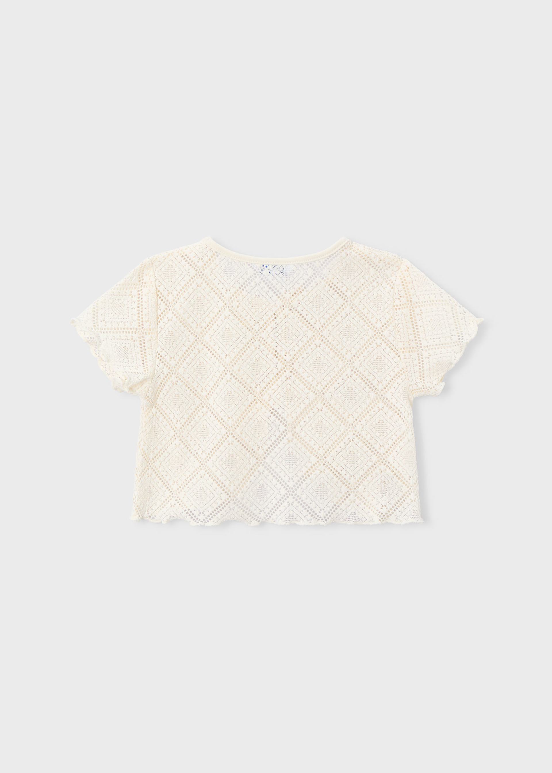 Playera crochet niña