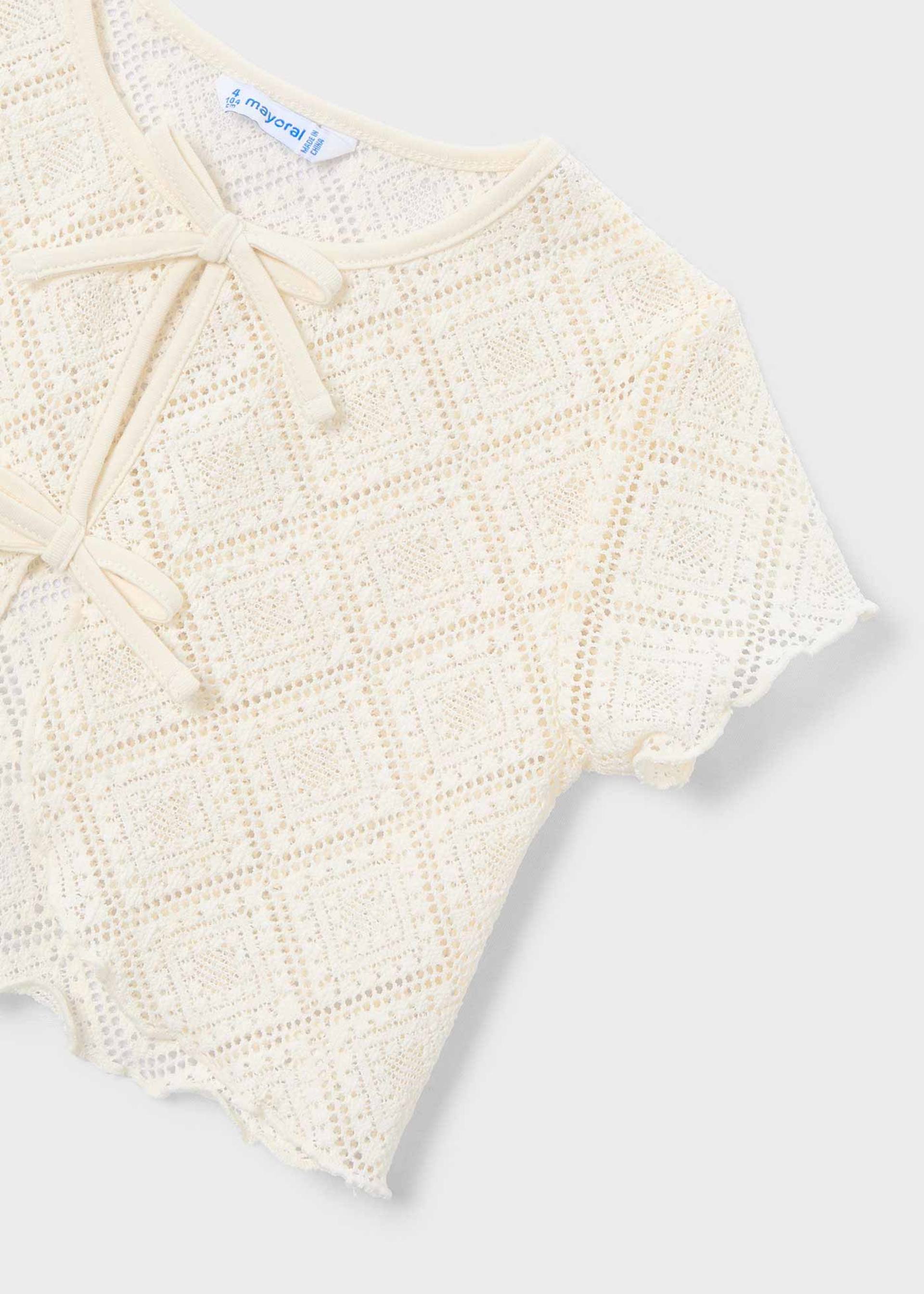 T-shirt crochet fille