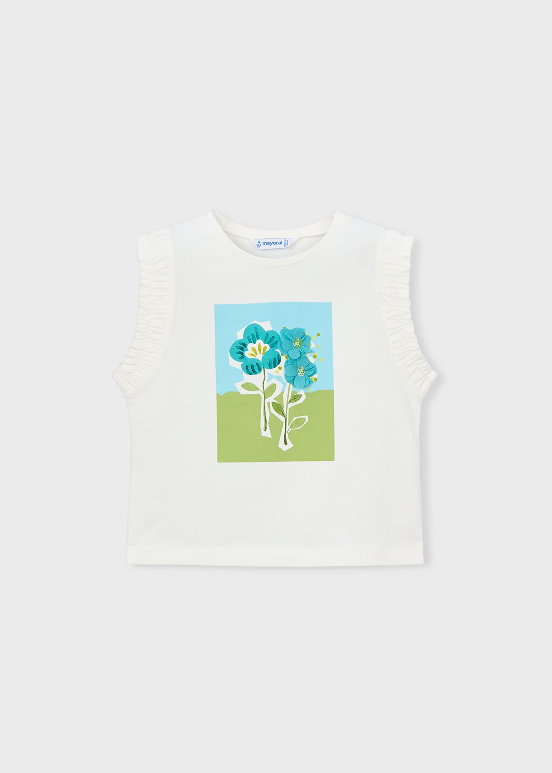 T-Shirt Blumen Mädchen