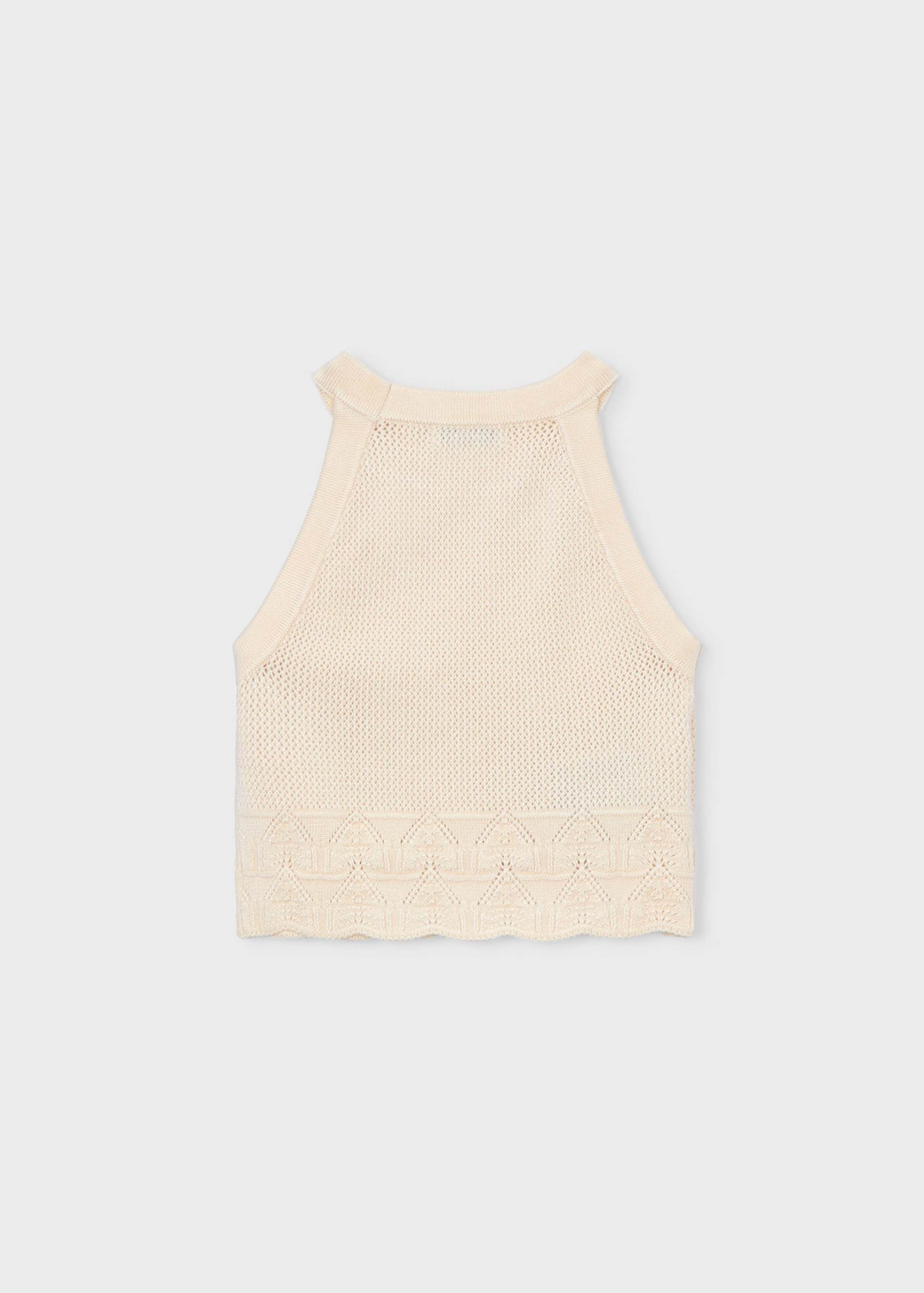 Top cuello halter niña